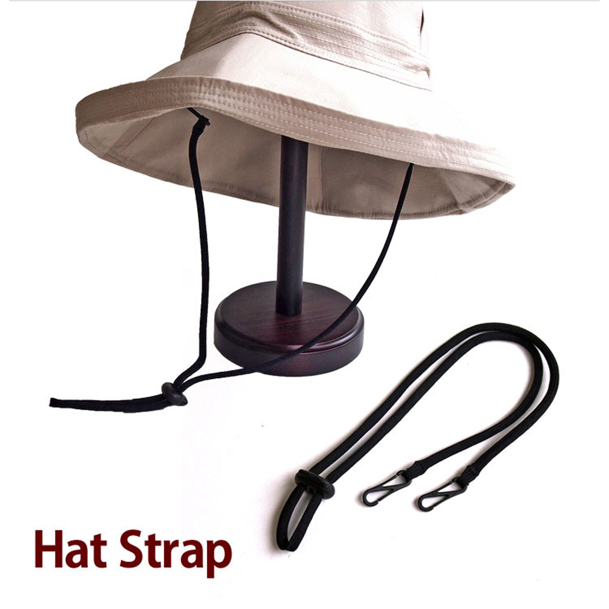 ハットストラップ あご紐 /ブラック