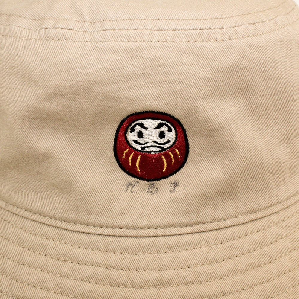 だるまHAT 刺繍バケットハット