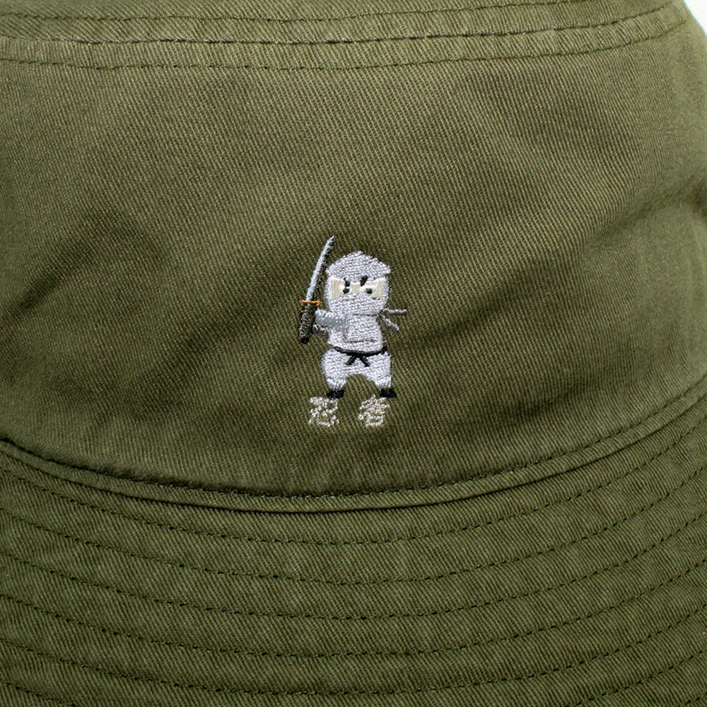 忍者HAT 刺繍バケットハット