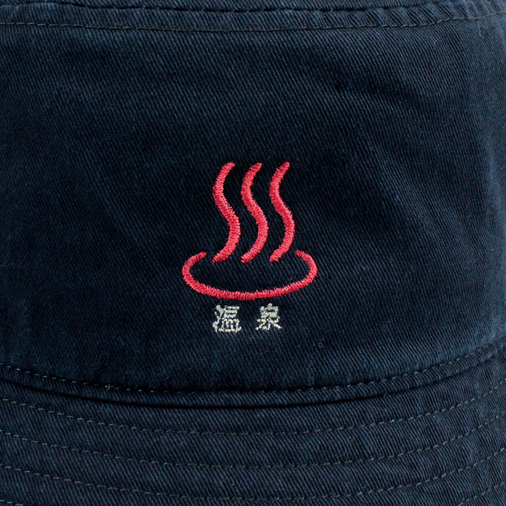 温泉HAT 刺繍バケットハット