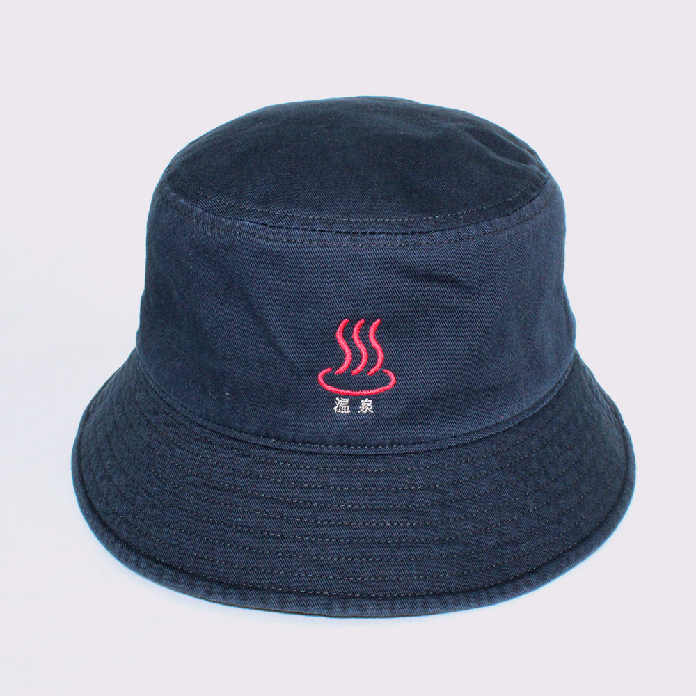 温泉HAT 刺繍バケットハット