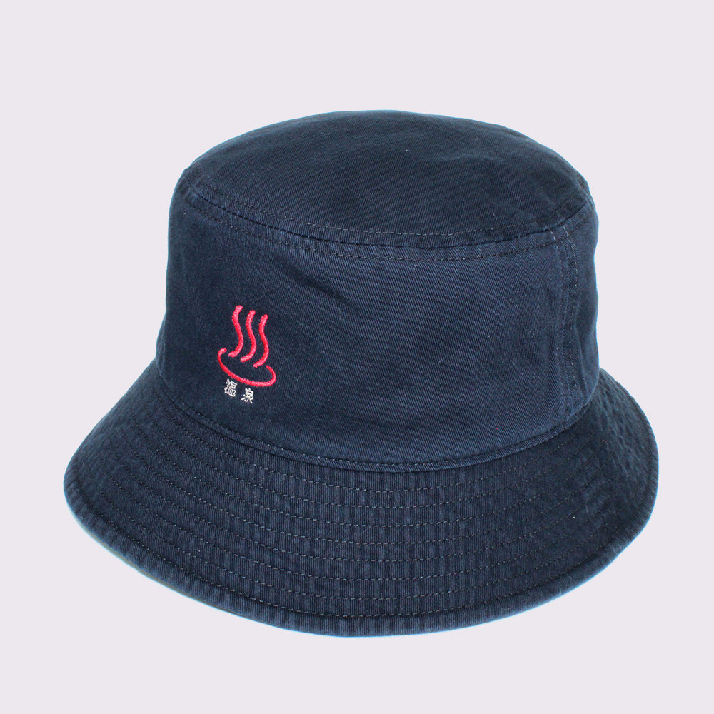 温泉HAT 刺繍バケットハット