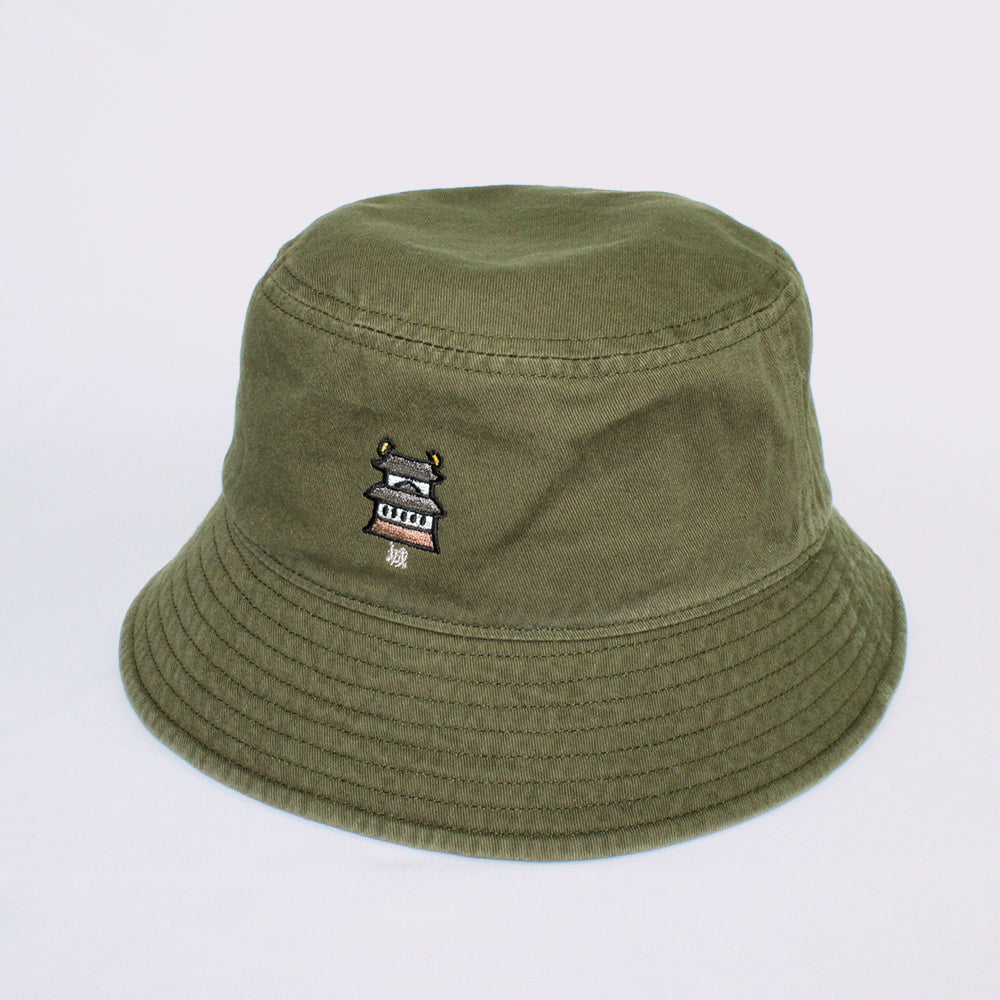 城HAT 刺繍バケットハット