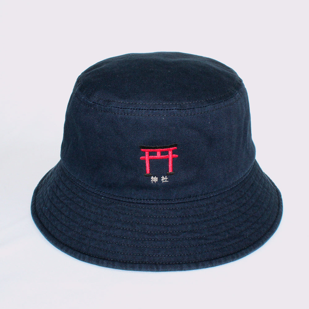神社HAT 刺繍バケットハット