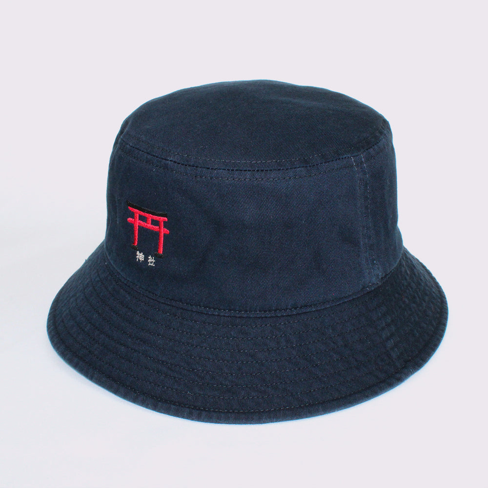 神社HAT 刺繍バケットハット