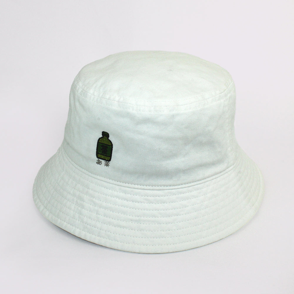 お茶HAT 刺繍バケットハット
