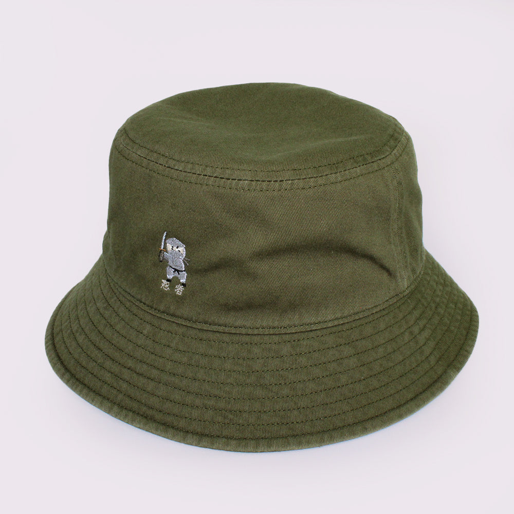 忍者HAT 刺繍バケットハット