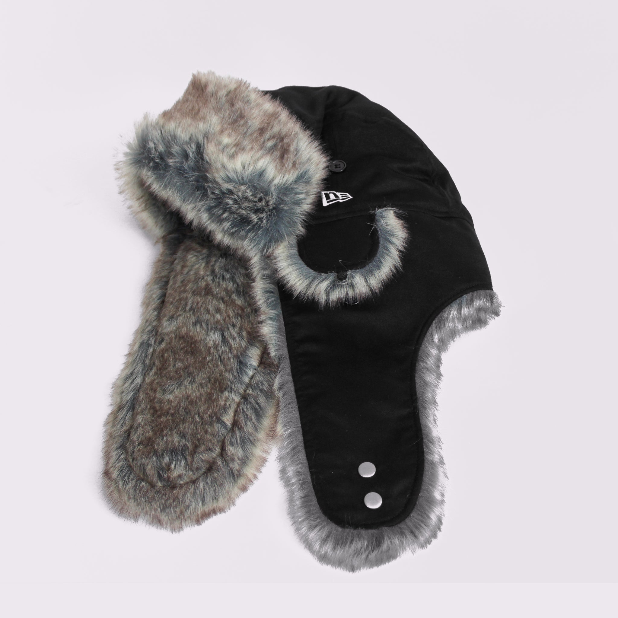 NEW ERA/ニューエラ  トラッパー Synthetic Suede シンセティックスウェード ブラック