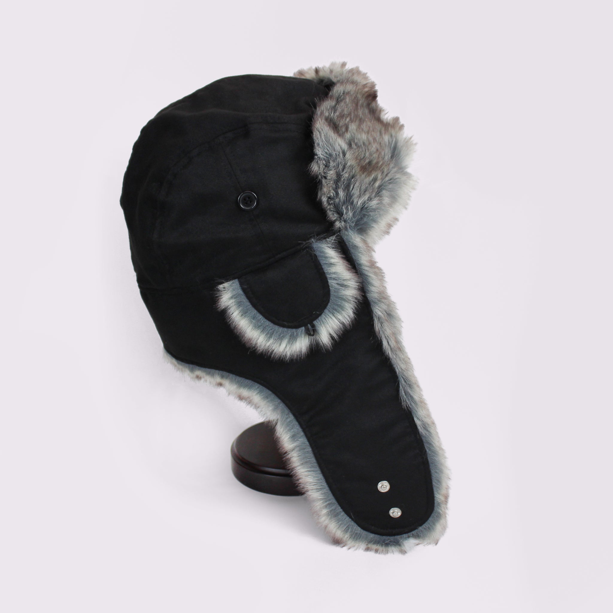 NEW ERA/ニューエラ  トラッパー Synthetic Suede シンセティックスウェード ブラック