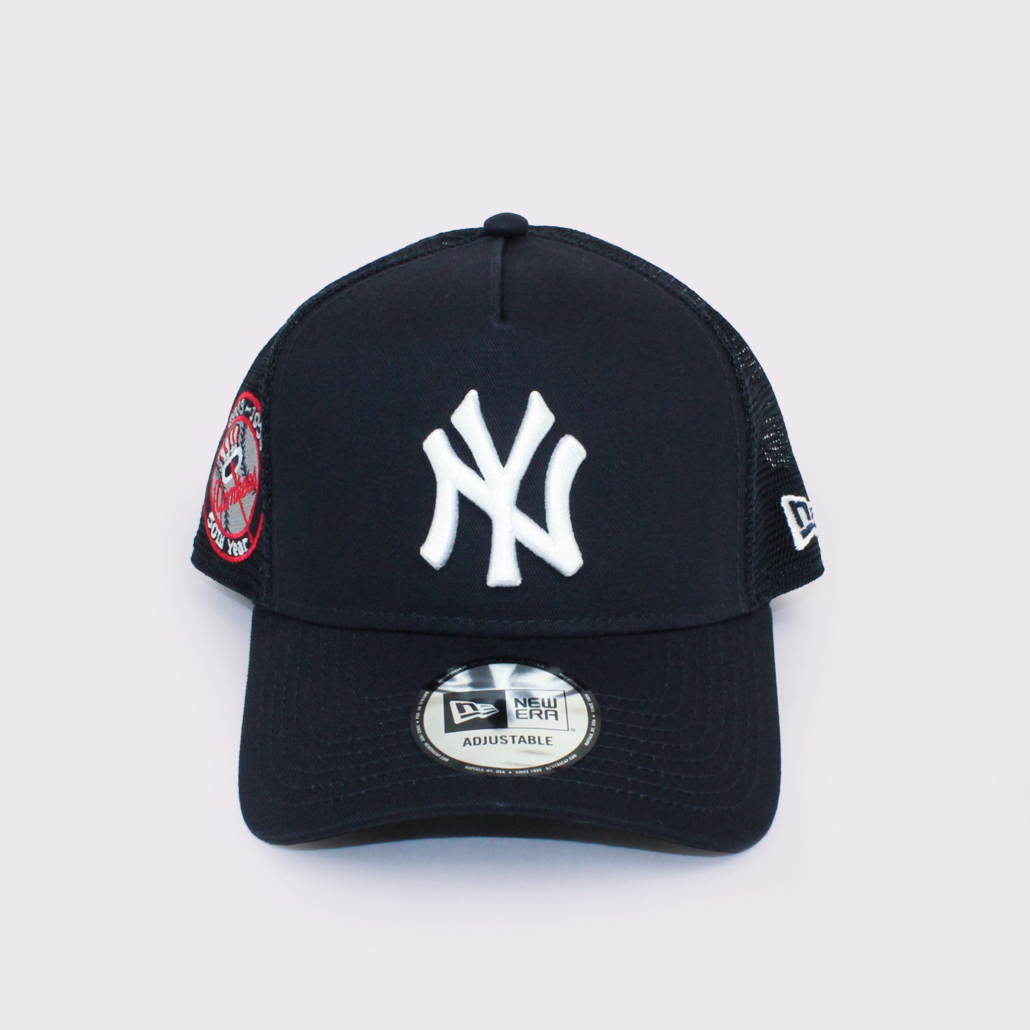 NEW ERA 9FORTY A-Frame トラッカー MLB Side Patch ニューヨーク・ヤンキース ネイビー
