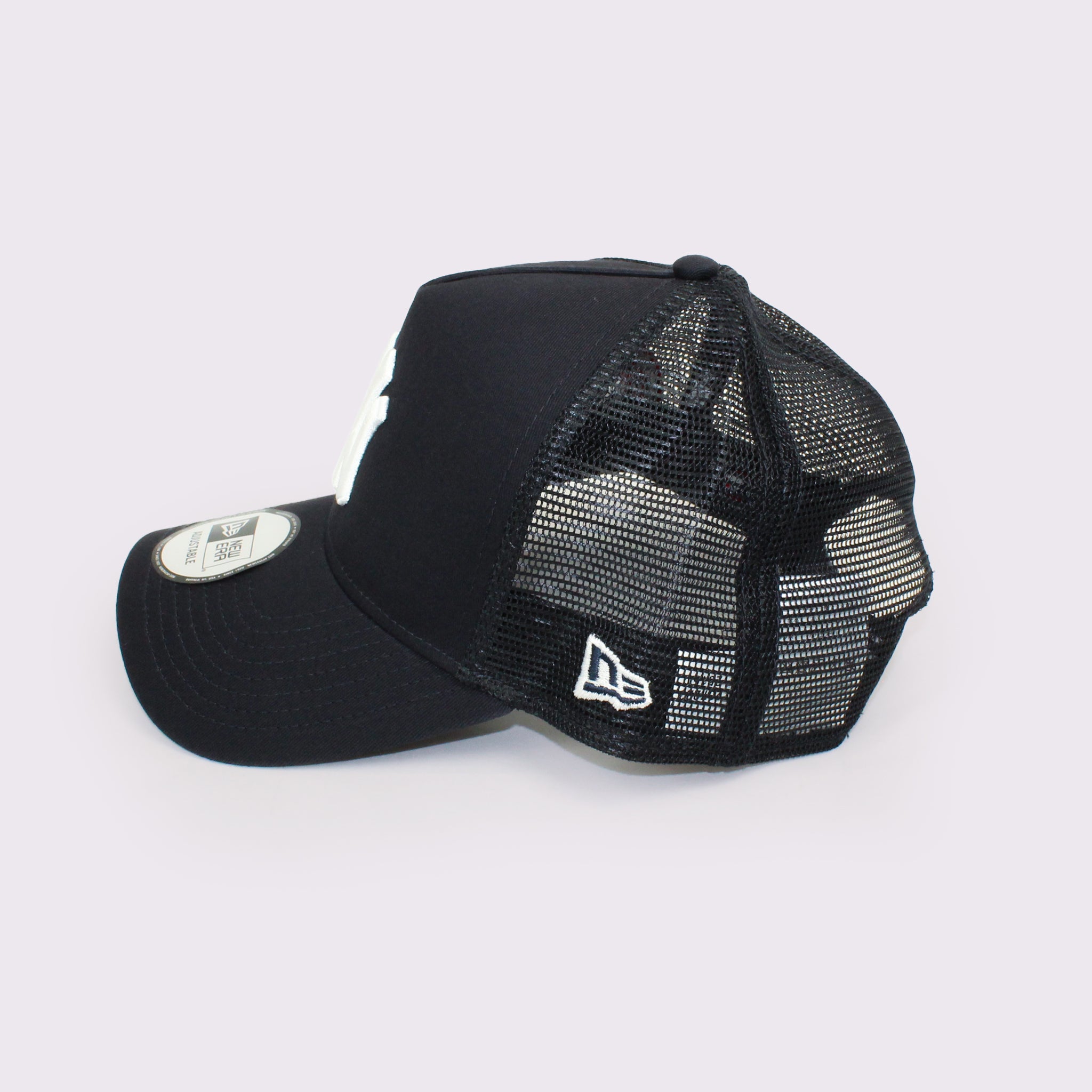 NEW ERA 9FORTY A-Frame トラッカー MLB Side Patch ニューヨーク・ヤンキース ネイビー