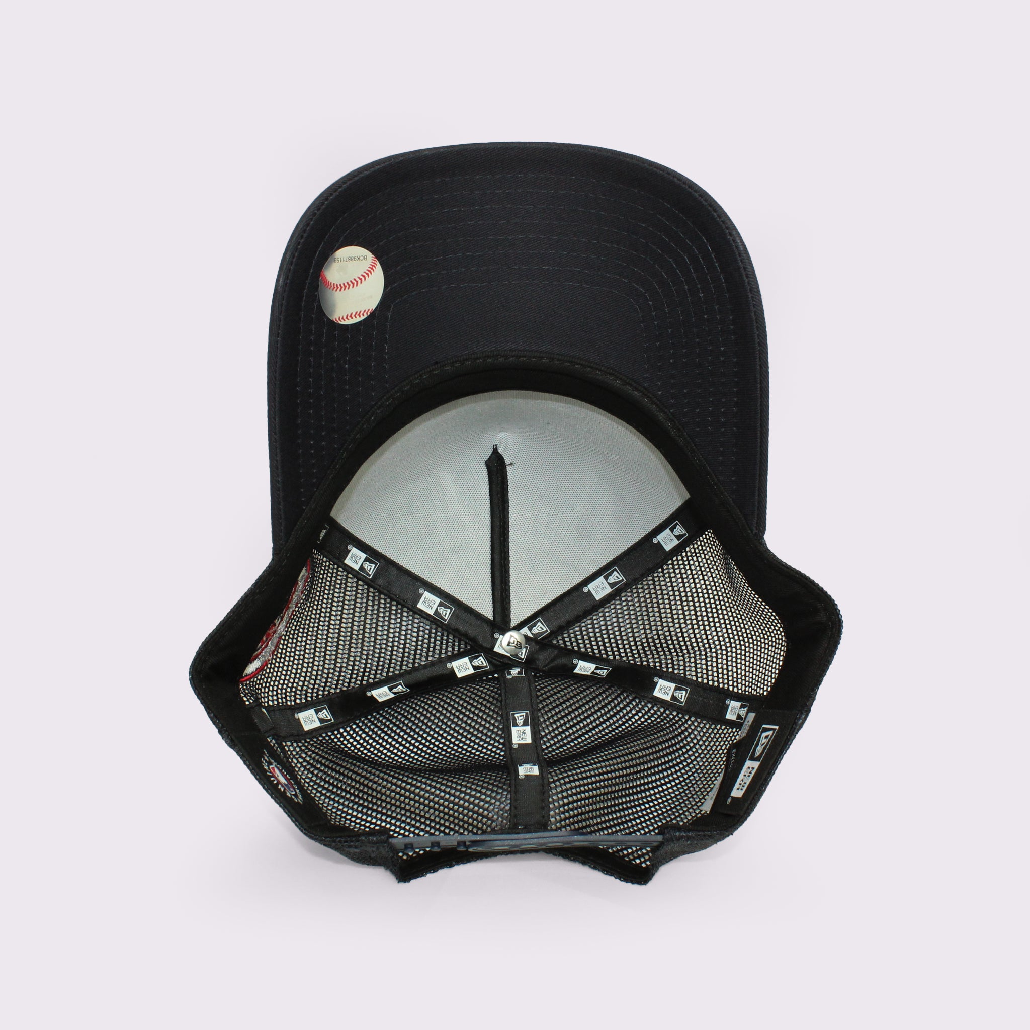 NEW ERA 9FORTY A-Frame トラッカー MLB Side Patch ニューヨーク・ヤンキース ネイビー