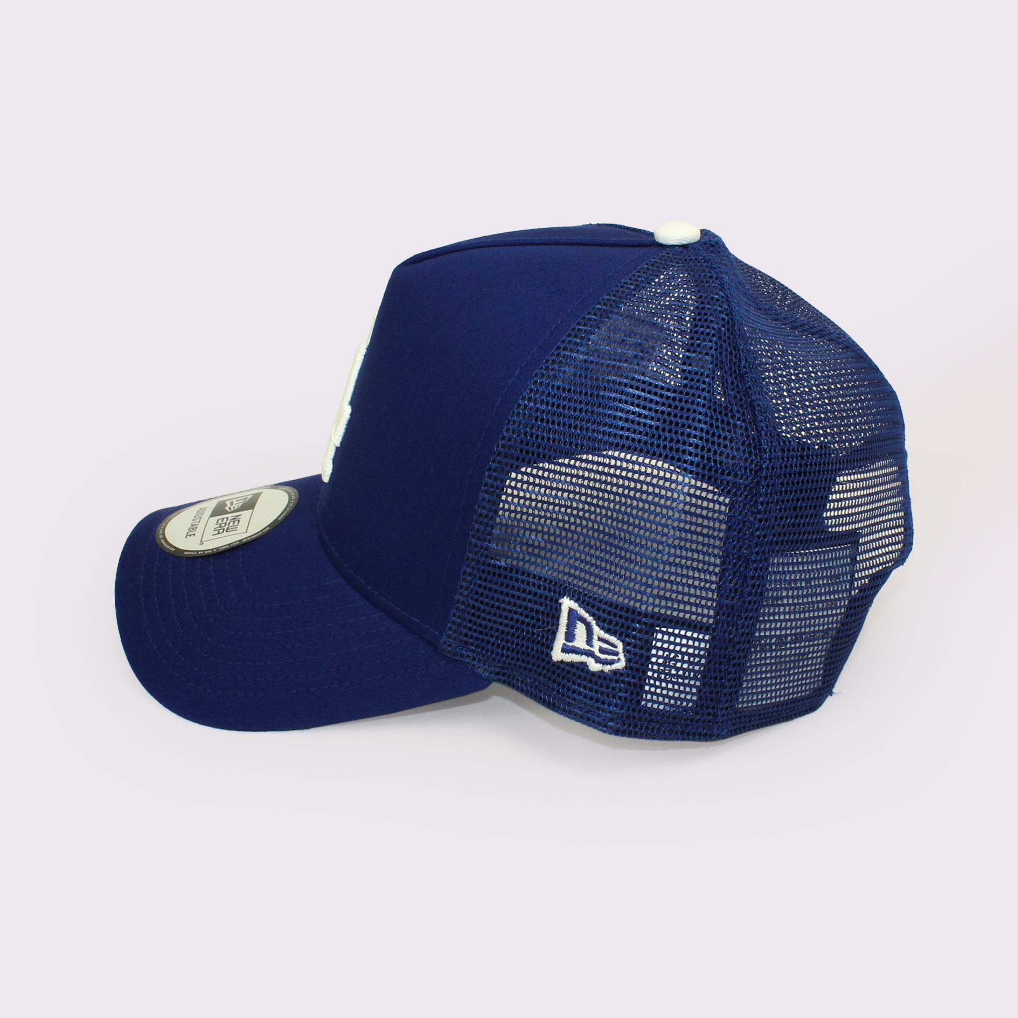 NEW ERA 9FORTY A-Frame トラッカー MLB Side Patch ロサンゼルス・ドジャース ダークロイヤル