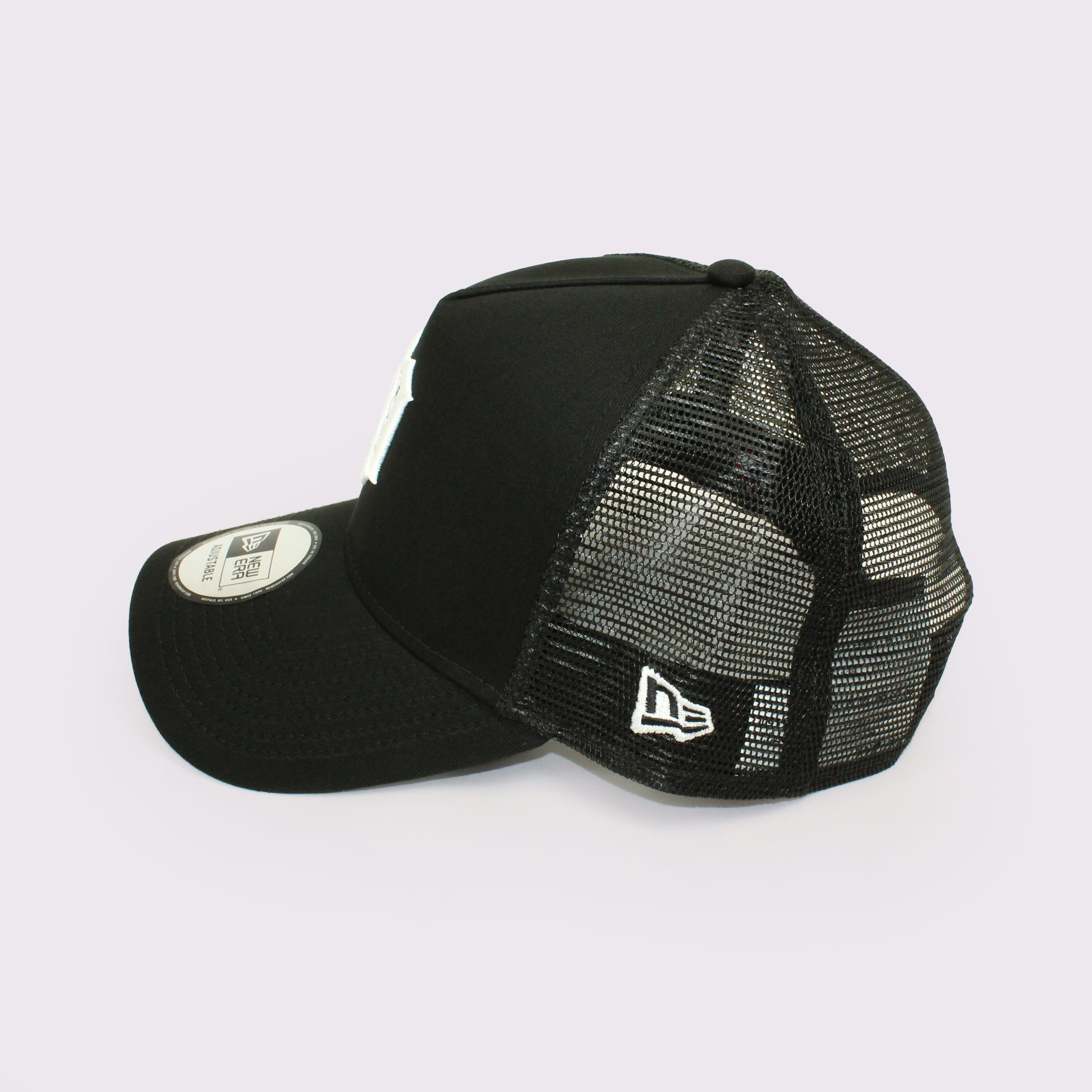 NEW ERA 9FORTY A-Frame トラッカー MLB Side Patch デトロイト・タイガース ブラック