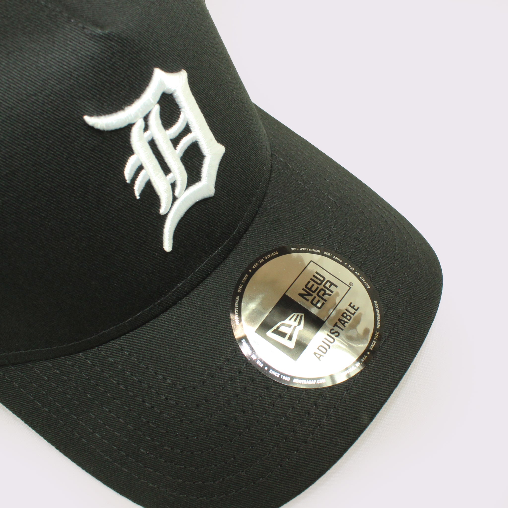 NEW ERA 9FORTY A-Frame トラッカー MLB Side Patch デトロイト・タイガース ブラック