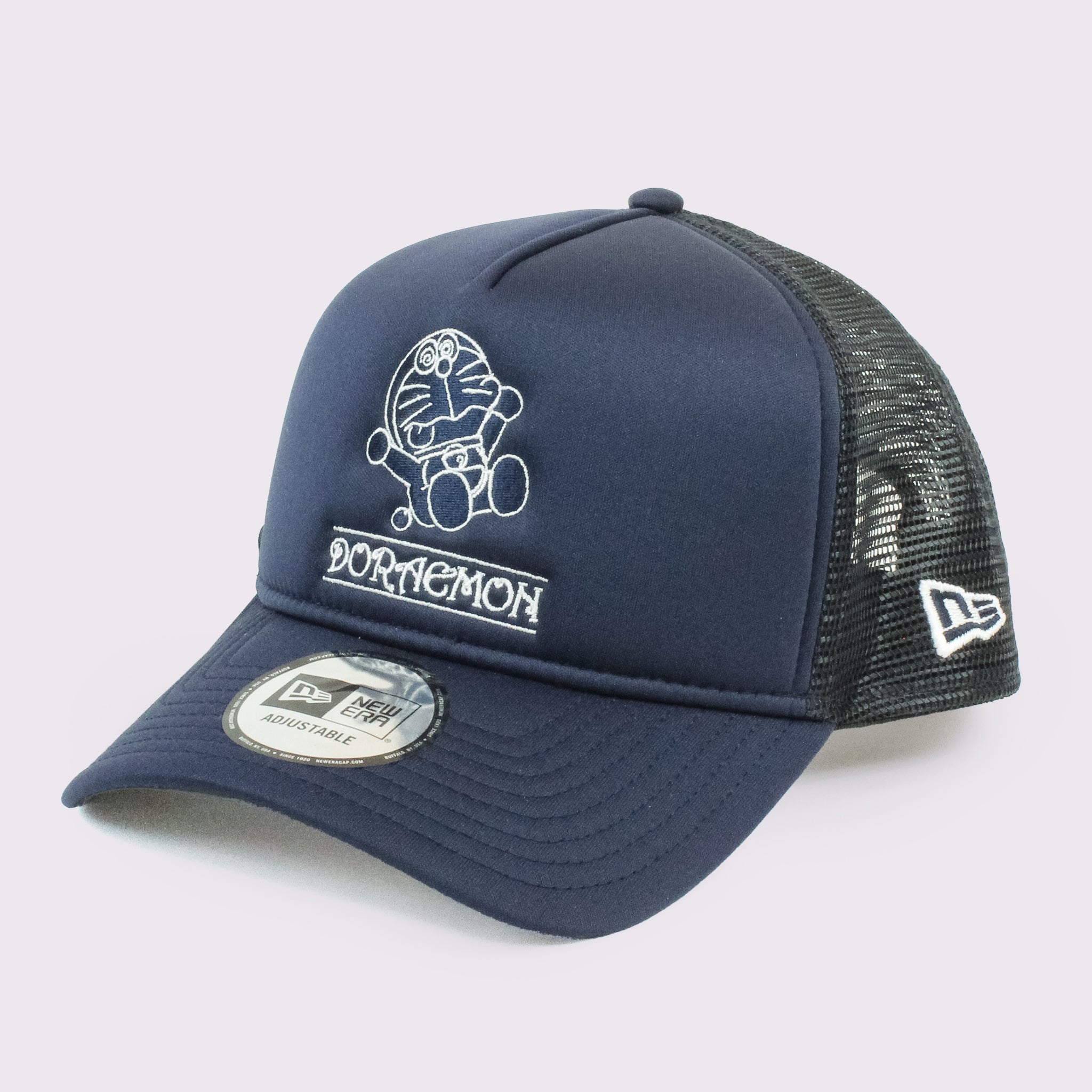 NEW ERA 9FORTY A-Frame トラッカー ドラえもん ドローイング ネイビー |【公式】帽子専門店 ATRENA(アトレナ) オンラインストア