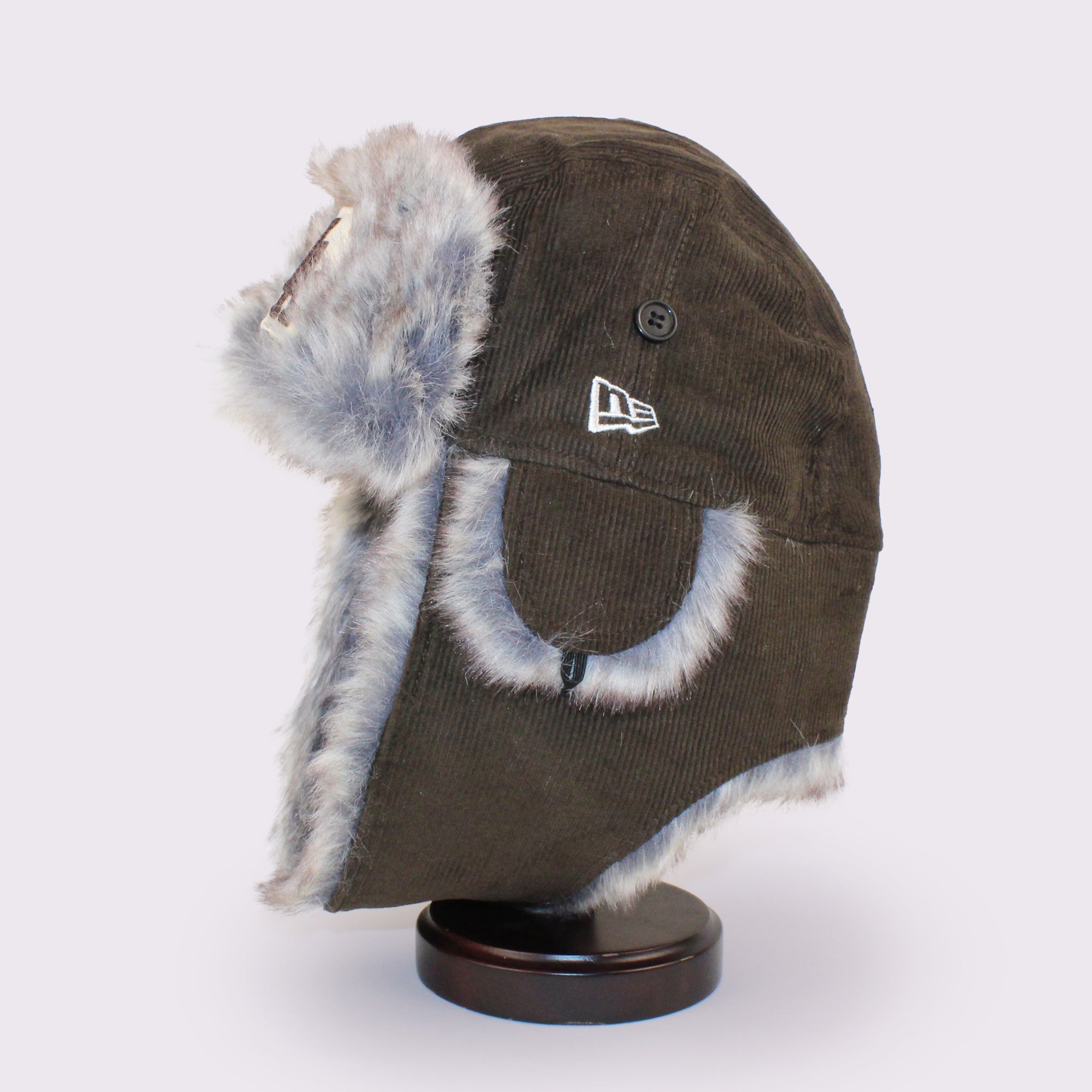 NEW ERA トラッパー コーデュロイ ロサンゼルス・ドジャース ウォルナット