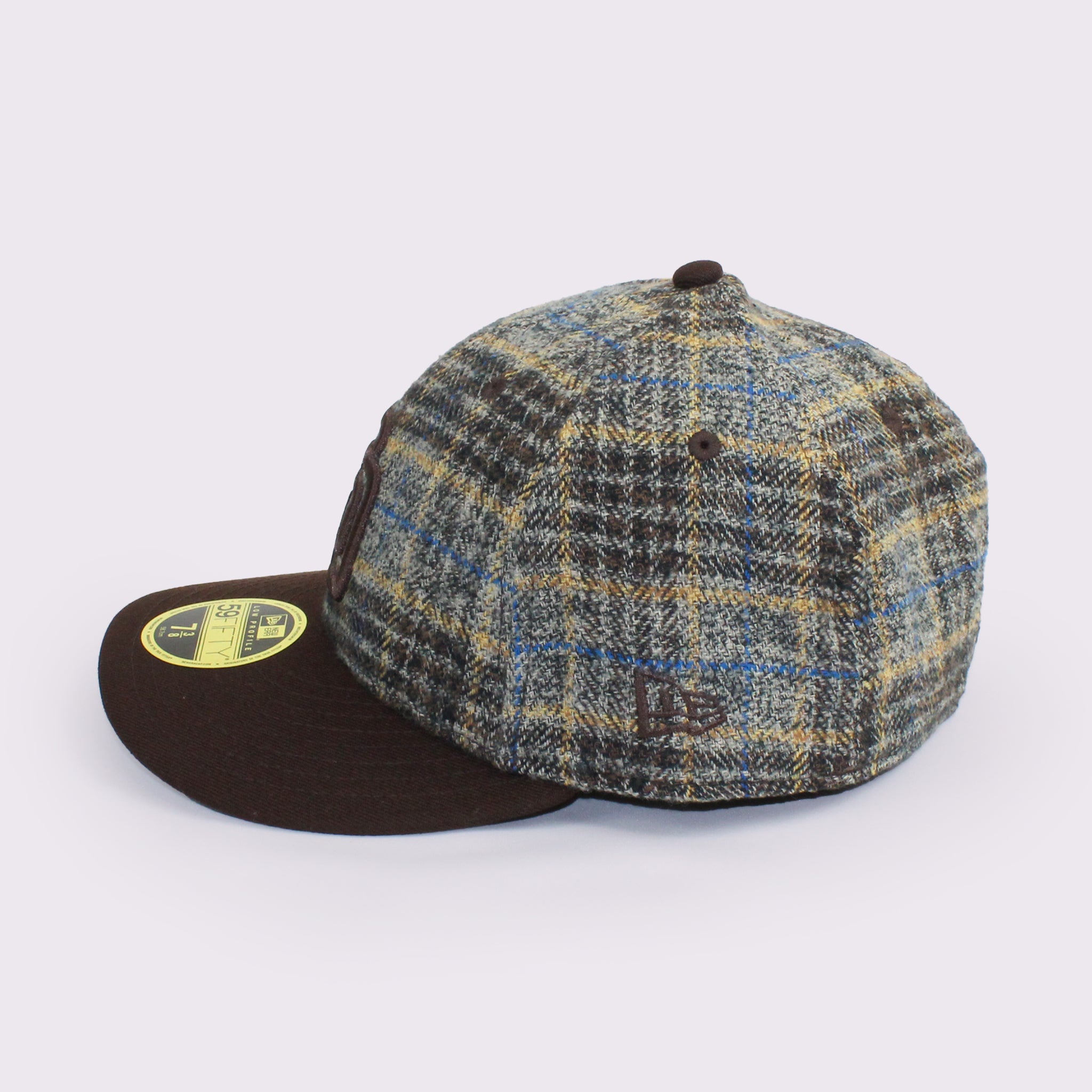 NEW ERA LP 59FIFTY MLB Plaid Flannel フランネル チェック サンディエゴ・パドレス ブラウン バーンウッド