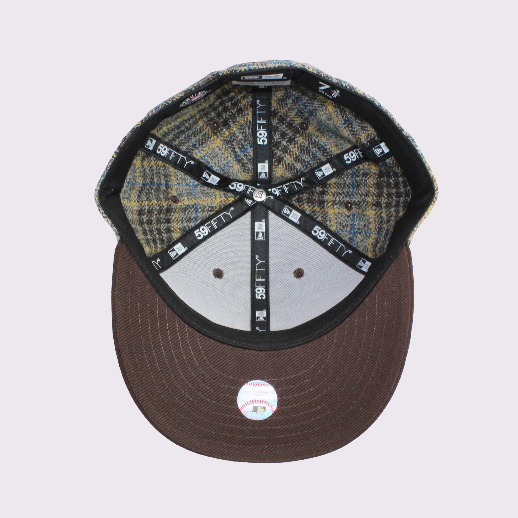 NEW ERA LP 59FIFTY MLB Plaid Flannel フランネル チェック サンディエゴ・パドレス ブラウン バーンウッド