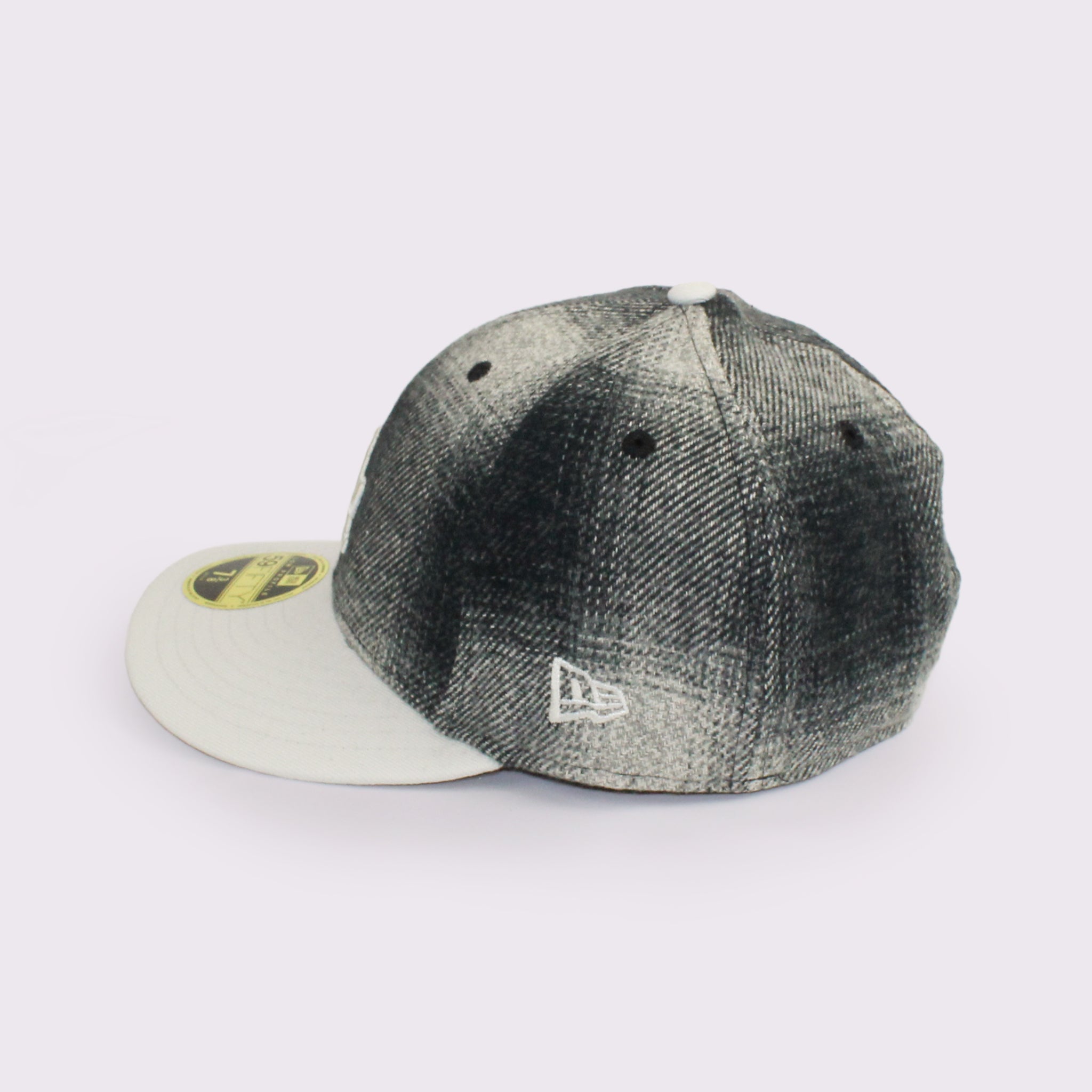 NEW ERA LP 59FIFTY MLB Plaid Flannel フランネル チェック ロサンゼルス・ドジャース ブラック ストーン