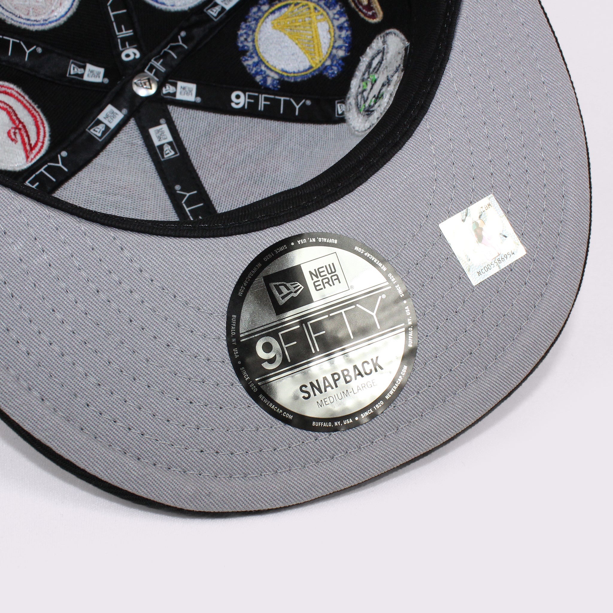 NEW ERA 9FIFTY Team Logo Allover NBA ブラック M/L