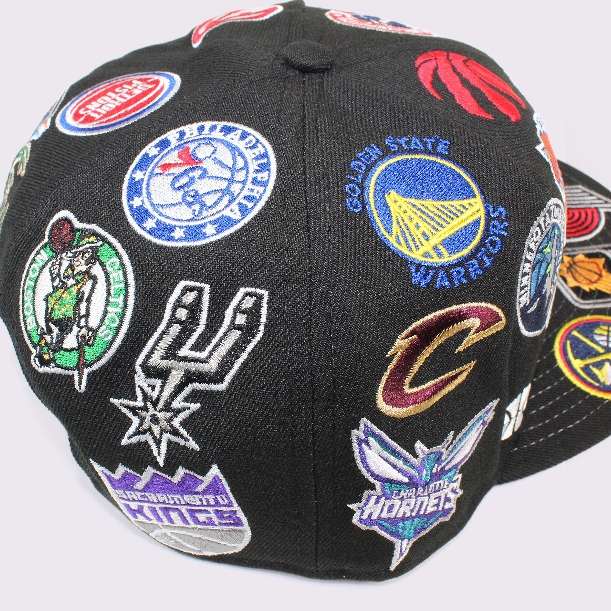 NEW ERA 9FIFTY Team Logo Allover NBA ブラック M/L