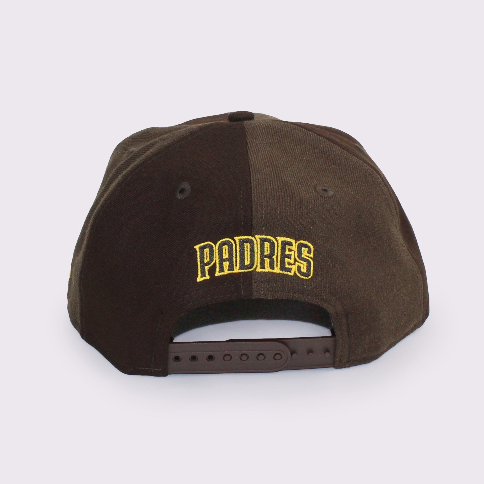 NEW ERA 9FIFTY ソフトバックラム MLB ダブルロゴ サンディエゴ・パドレス クーパーズタウン バーントウッド ケリーグリーン