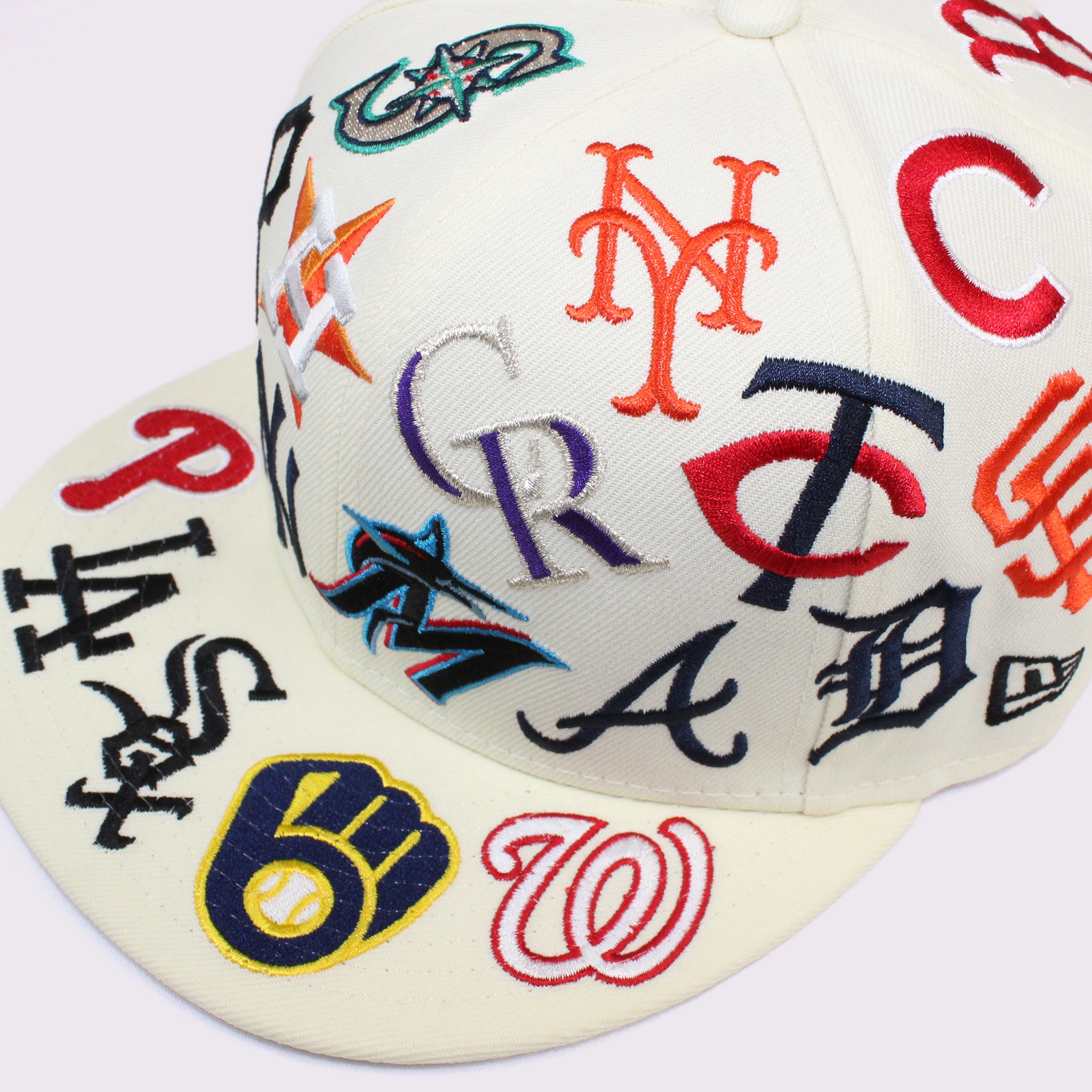 NEW ERA 9FIFTY Team Logo Allover MLB クローム
