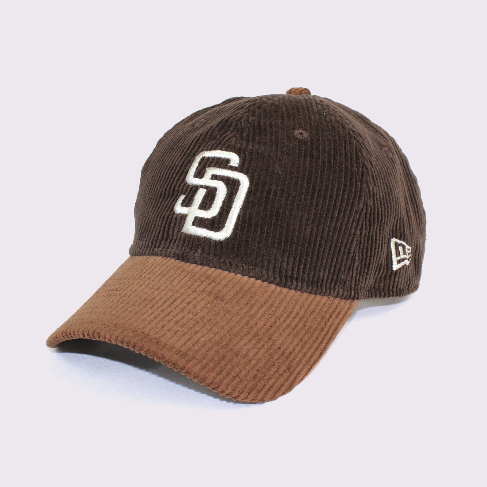 NEW ERA 9TWENTY Corduroy コーデュロイ サンディエゴ・パドレス ダークブラウン ブラウンバイザー M/L