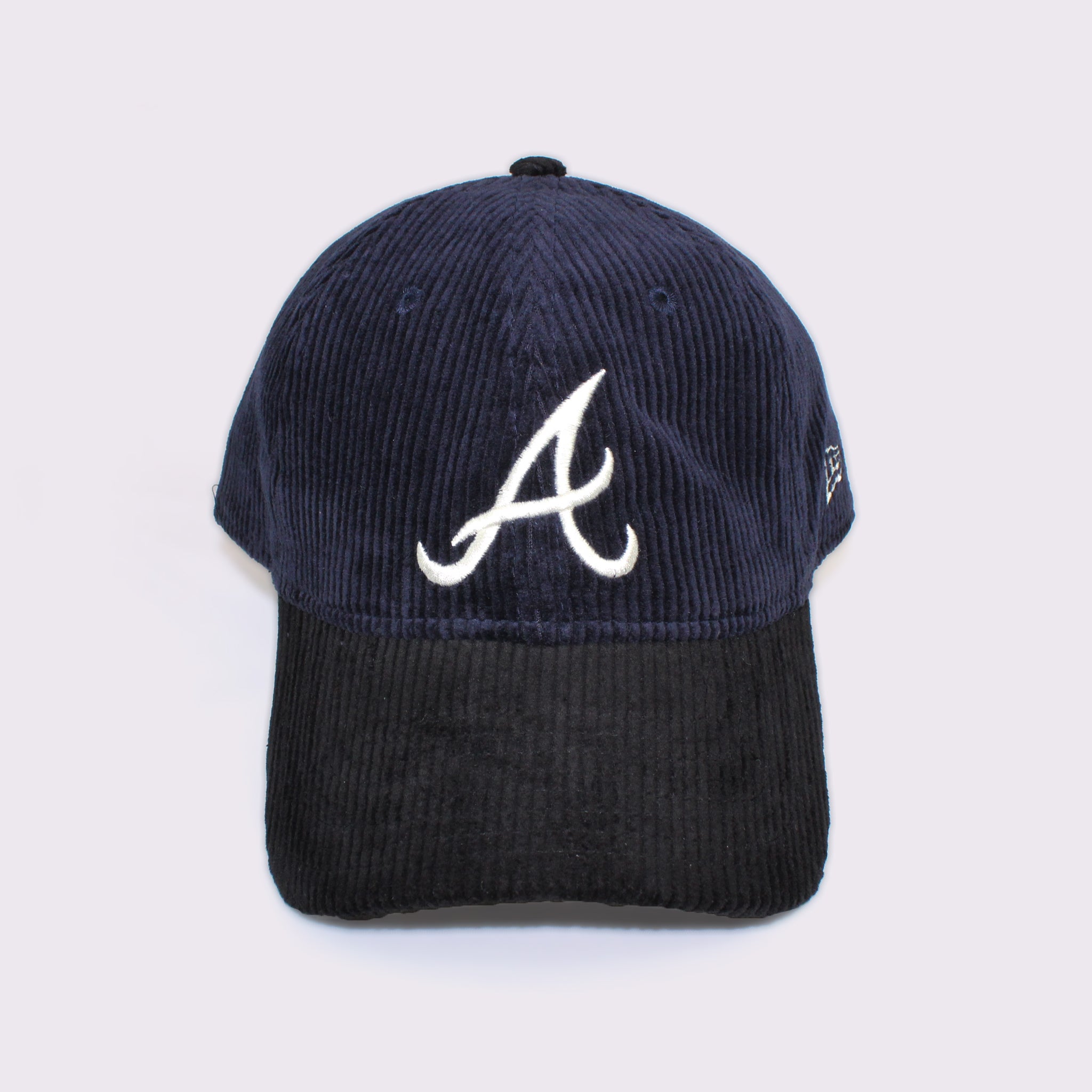 NEW ERA 9TWENTY Corduroy コーデュロイ アトランタ・ブレーブス ネイビー ブラックバイザー M/L