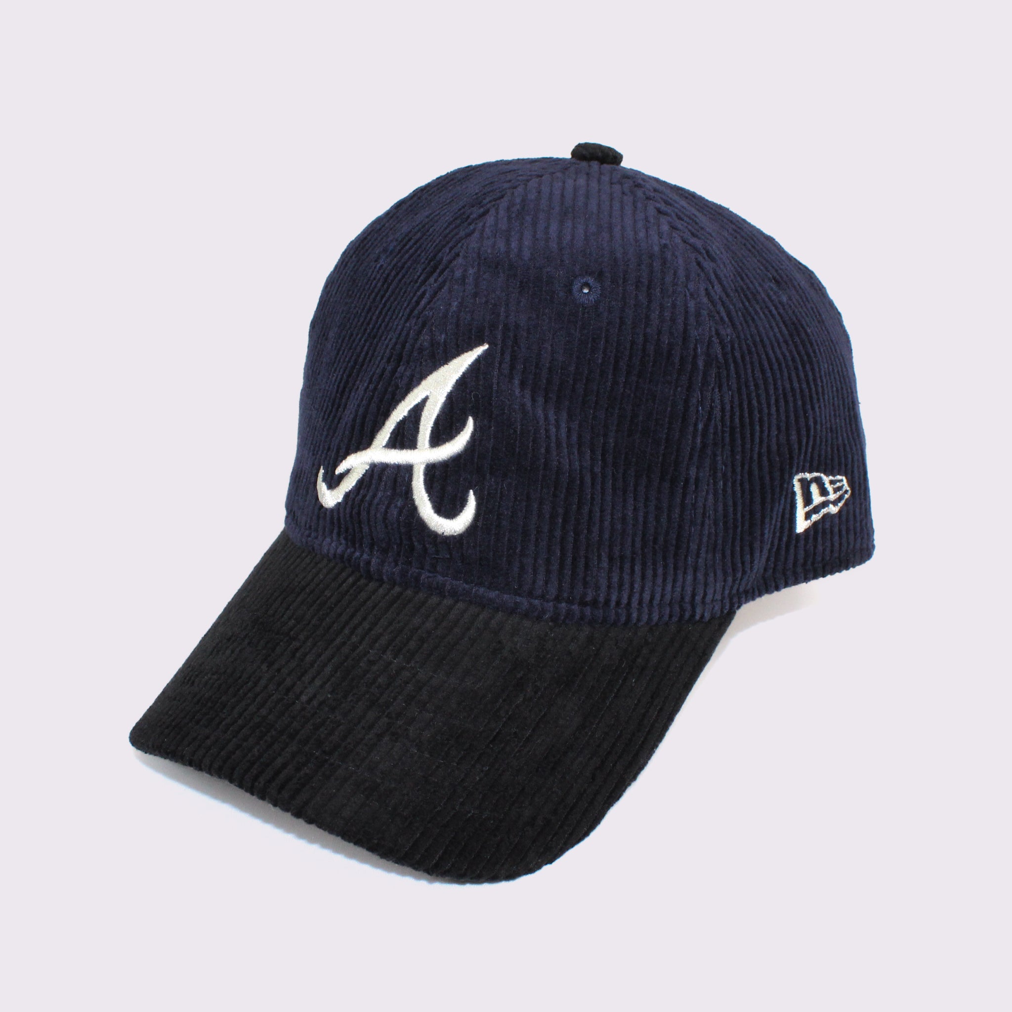 NEW ERA 9TWENTY Corduroy コーデュロイ アトランタ・ブレーブス ネイビー ブラックバイザー  M/L
