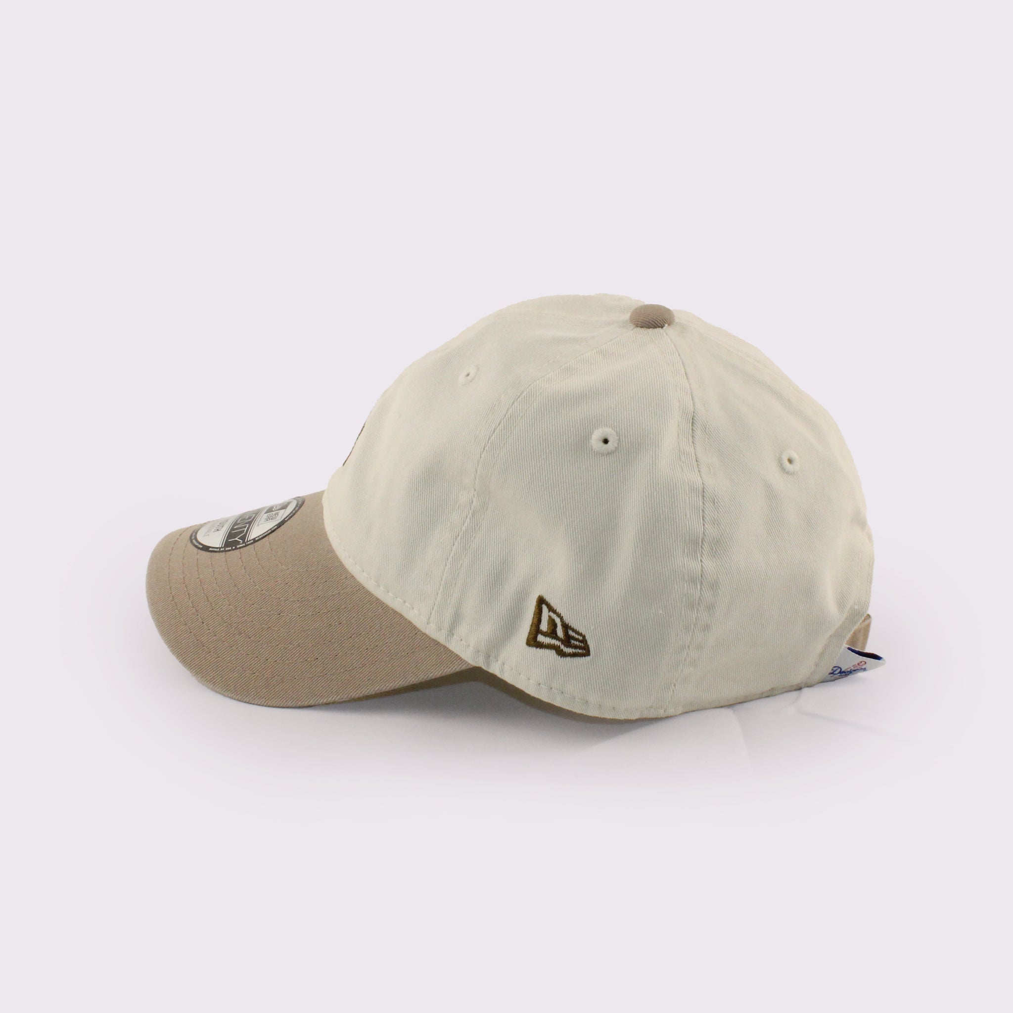 NEW ERA キッズ Youth 9TWENTY MLB Chain Stitch チェーンステッチ ロサンゼルス・ドジャース アイボリー/アッシュブラウン