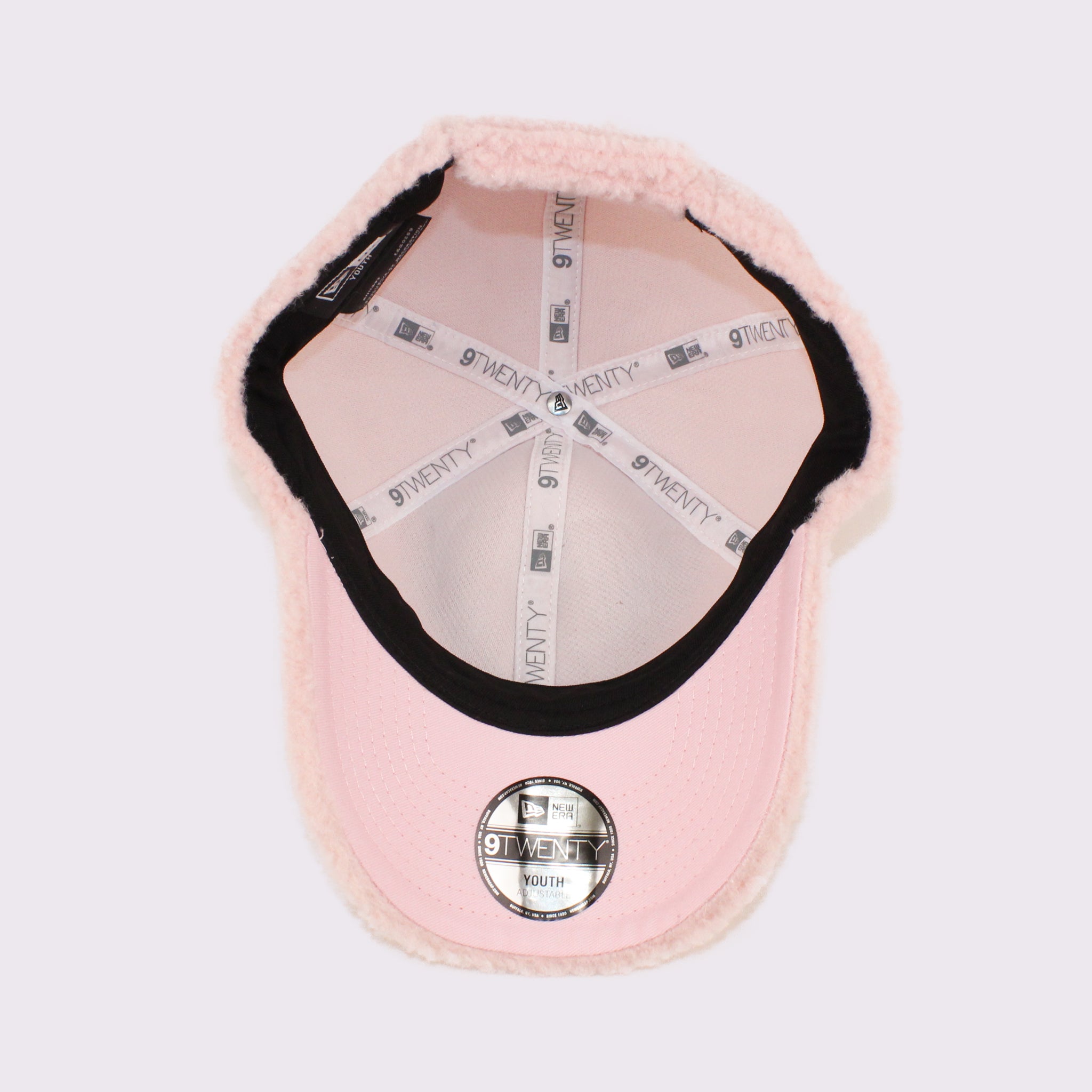 NEW ERA キッズ Youth 9TWENTY Boa Fleece ボアフリース ベーシック ピンク
