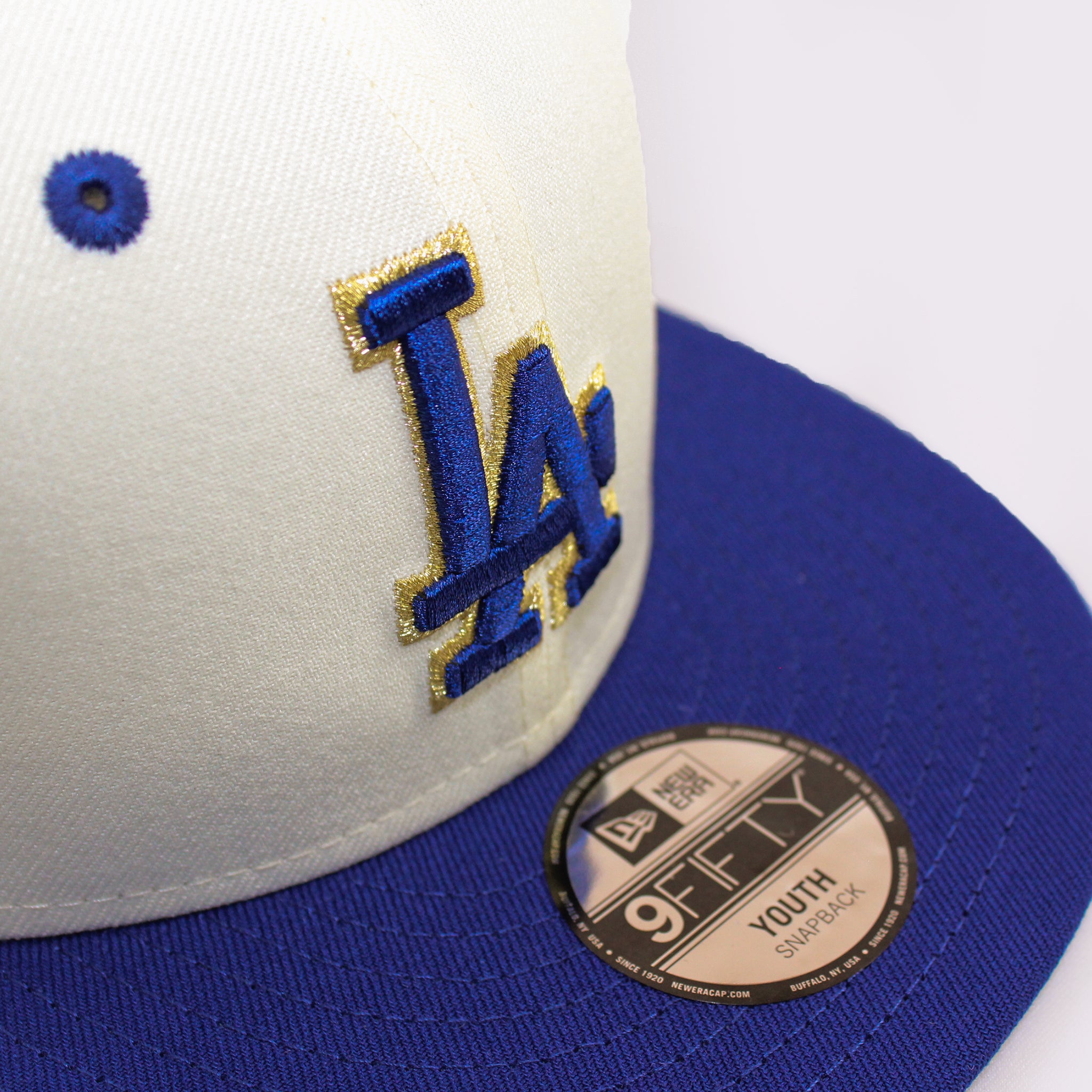 NEW ERA キッズ Youth 9FIFTY Los Angeles Dodgers 50-50 Club Pack ロサンゼルス・ドジャース クロームホワイト ダークロイヤルバイザー