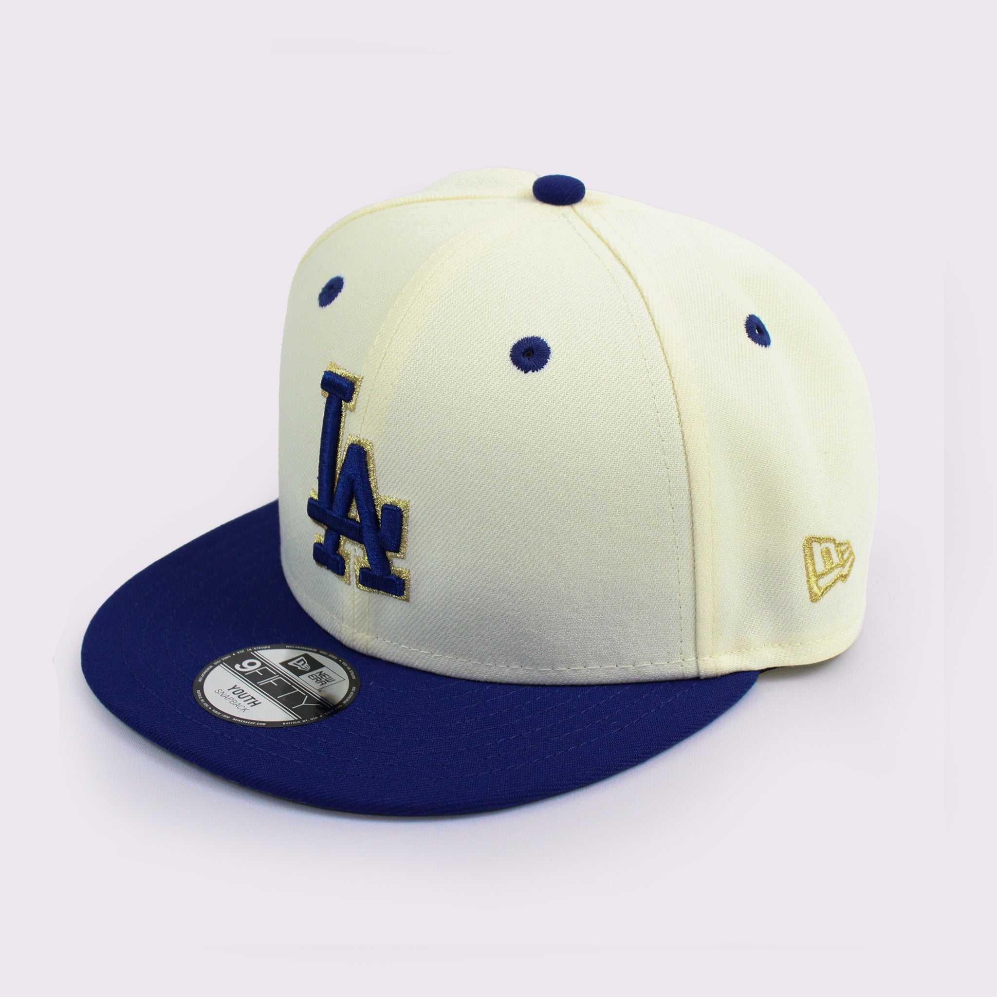 NEW ERA キッズ Youth 9FIFTY Los Angeles Dodgers 50-50 Club Pack ロサンゼルス・ドジャース クロームホワイト ダークロイヤルバイザー