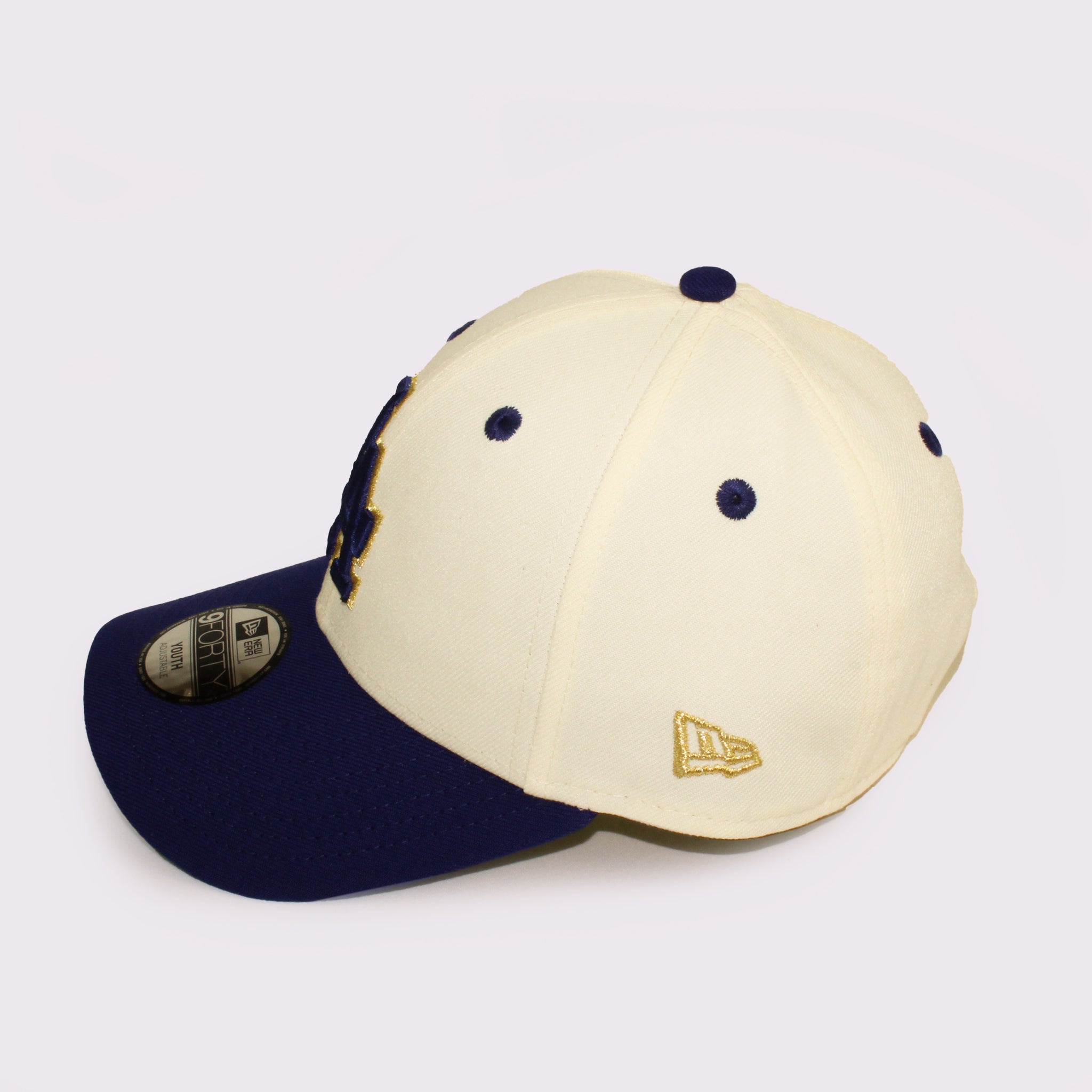 NEW ERA キッズ Youth 9FORTY Los Angeles Dodgers 50-50 Club Pack ロサンゼルス・ドジャース クロームホワイト ダークロイヤルバイザー