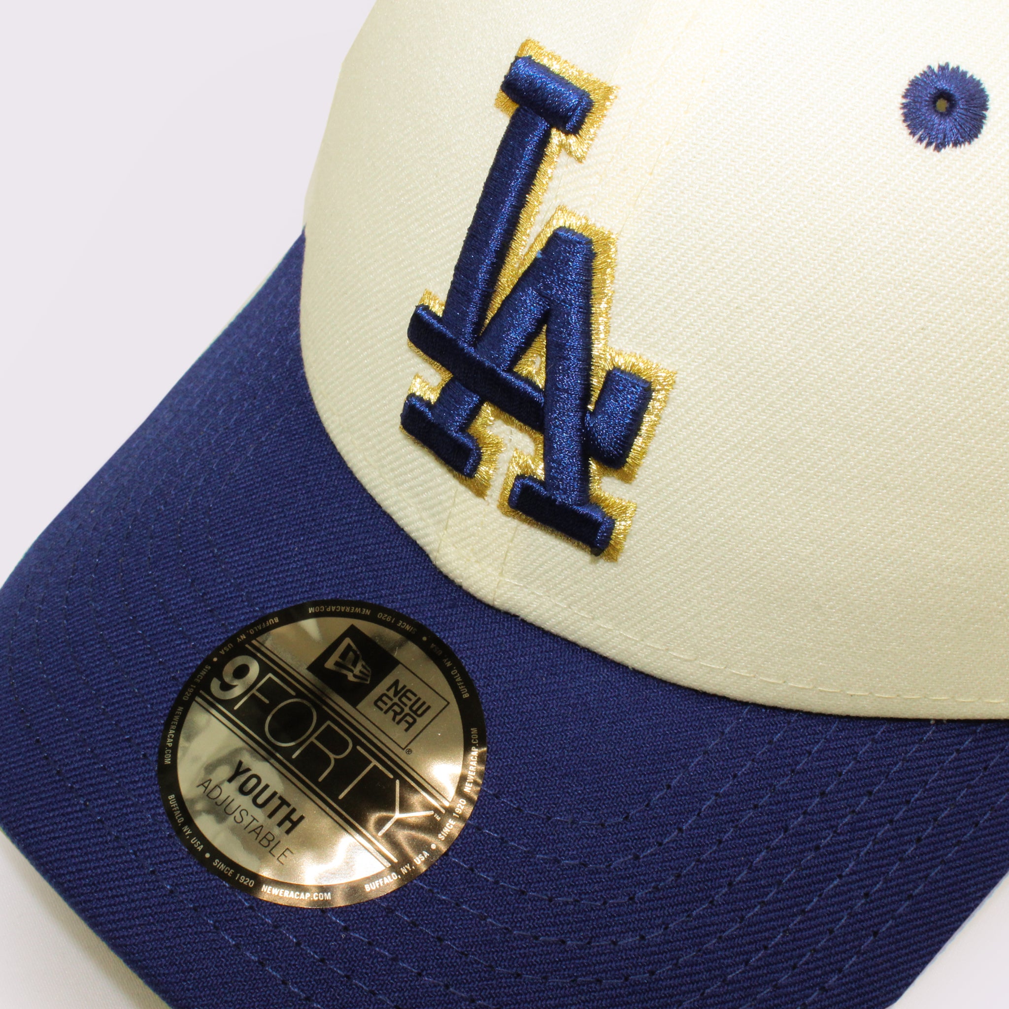 NEW ERA キッズ Youth 9FORTY Los Angeles Dodgers 50-50 Club Pack ロサンゼルス・ドジャース クロームホワイト ダークロイヤルバイザー