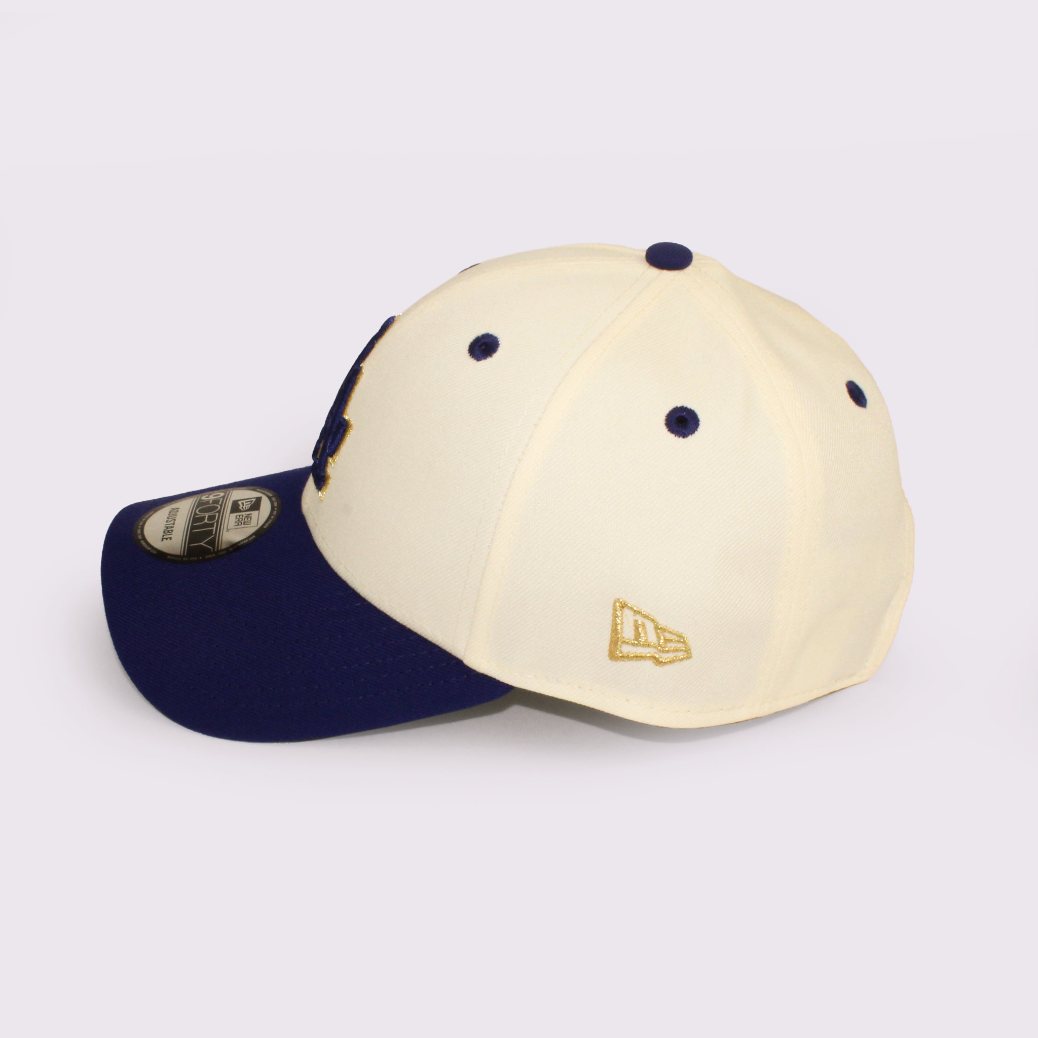 NEW ERA 9FORTY Los Angeles Dodgers 50-50 Club Pack ロサンゼルス・ドジャース クロームホワイト ダークロイヤルバイザー