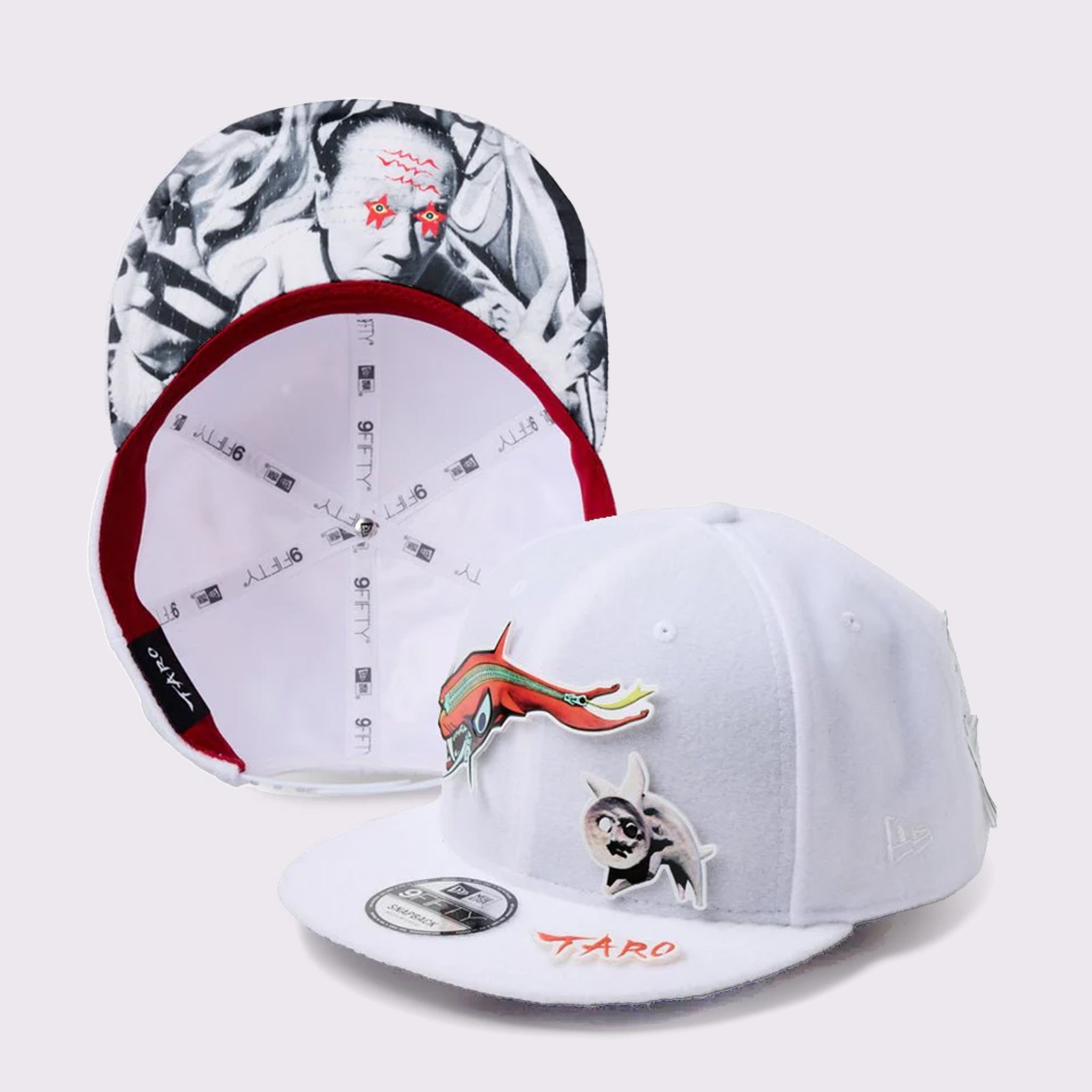 NEW ERA 9FIFTY TARO OKAMOTO 岡本太郎 パッチ ホワイト