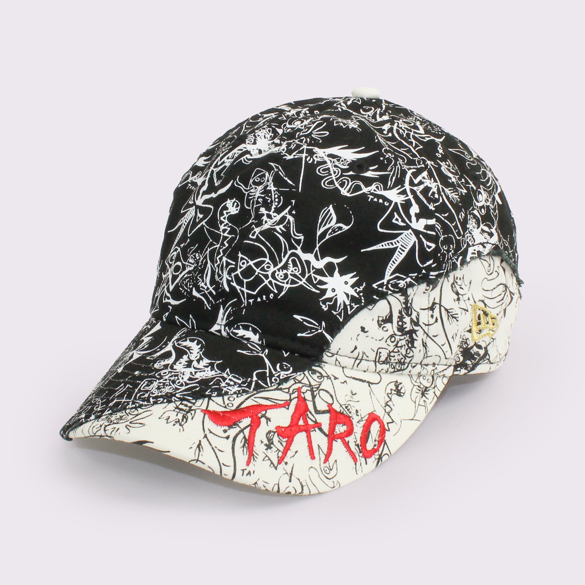 NEW ERA 9THIRTY TARO OKAMOTO 岡本太郎 バイザー ブラック/クロームホワイト