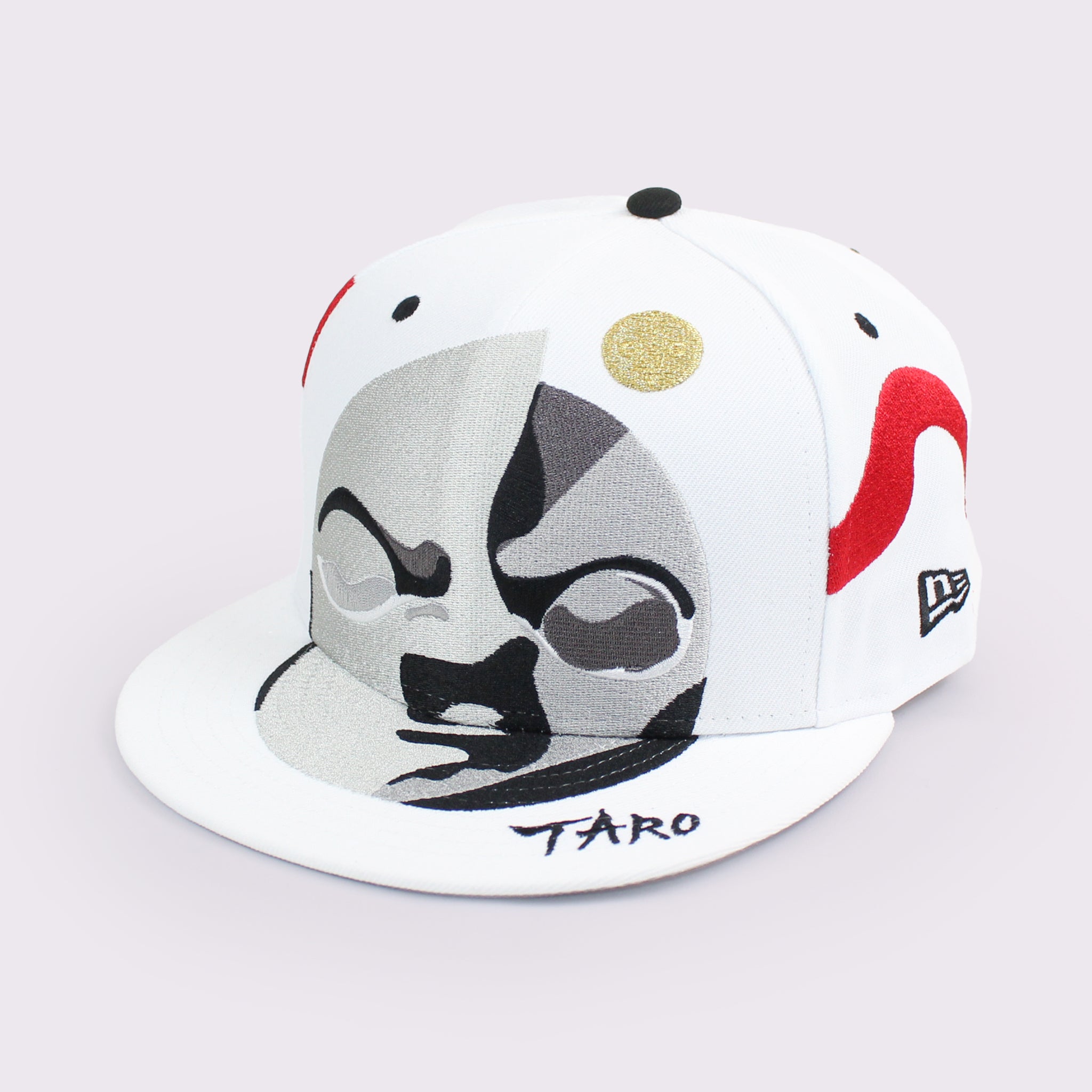 NEW ERA 59FIFTY TARO OKAMOTO 岡本太郎 太陽 ホワイト