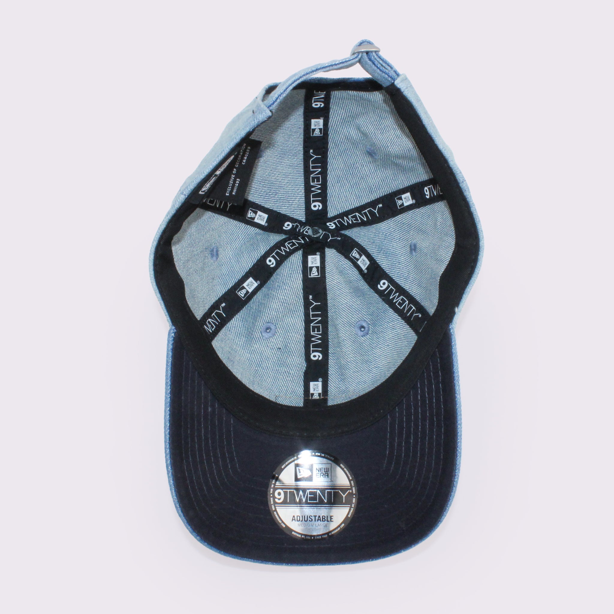 NEW ERA 9TWENTY ラバーパッチ ウォッシュドデニム