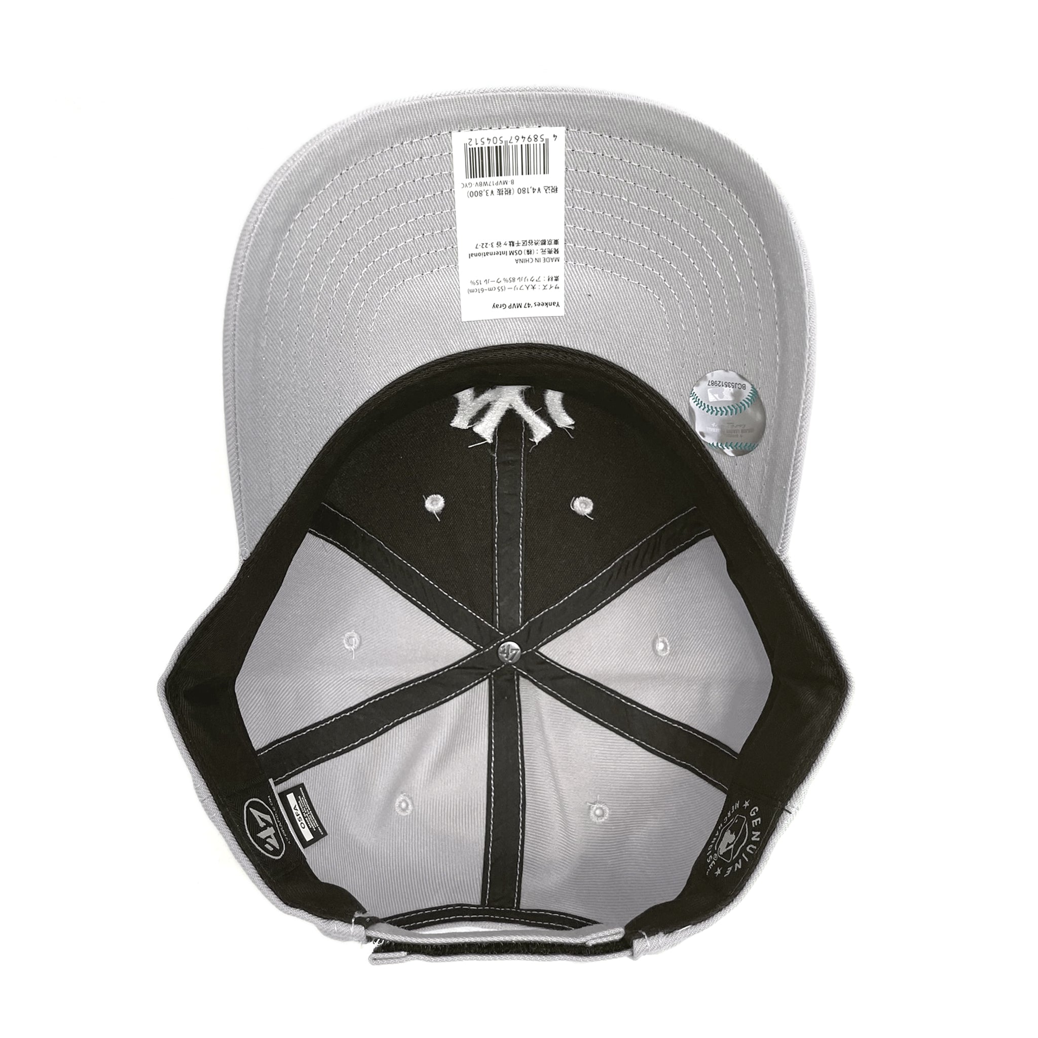 YANKEES '47 MVP GRAY/ヤンキース キャップ フォーティーセブン エムブイピー グレー