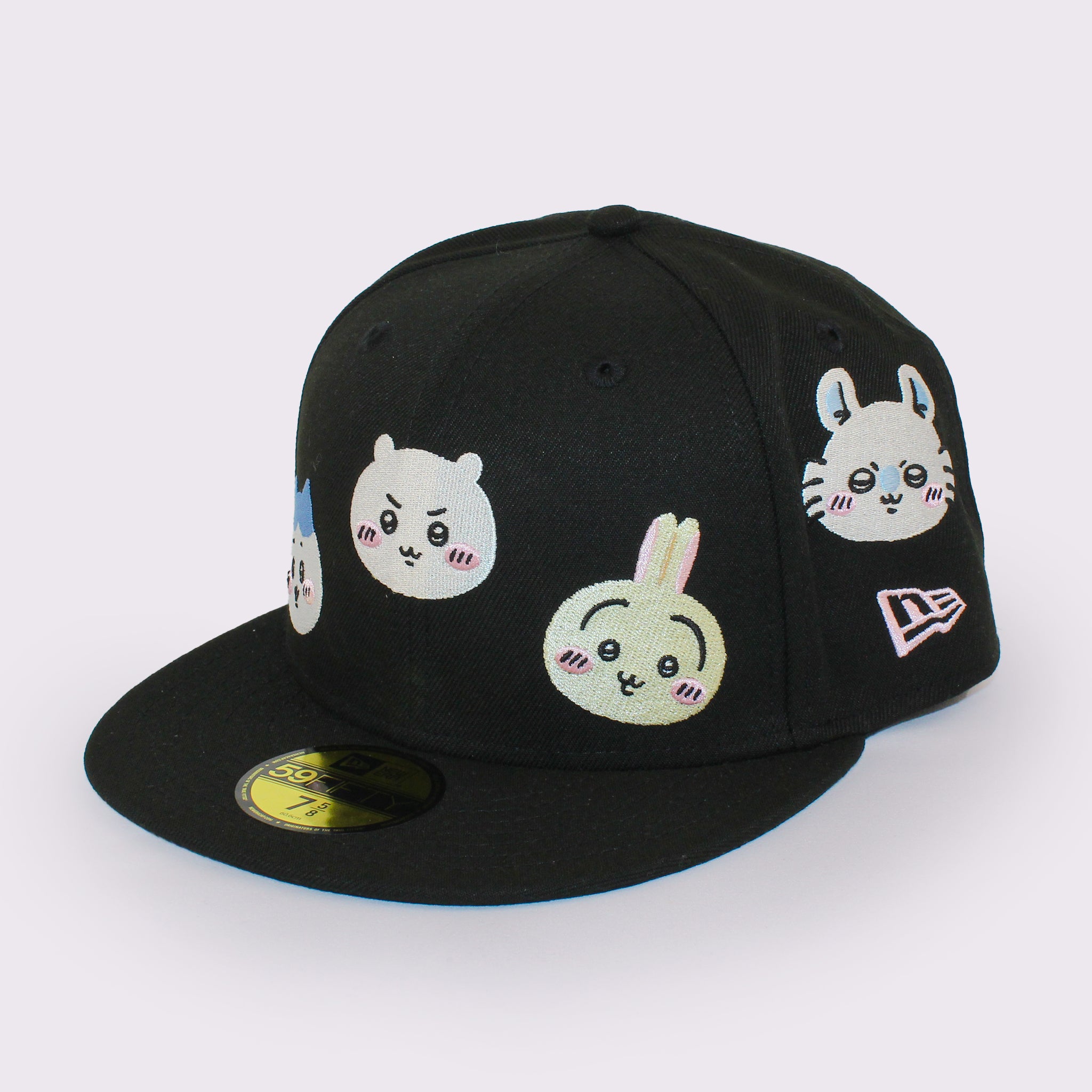 NEW ERA 59FIFTY ちいかわ / キャラALL OVER ブラック