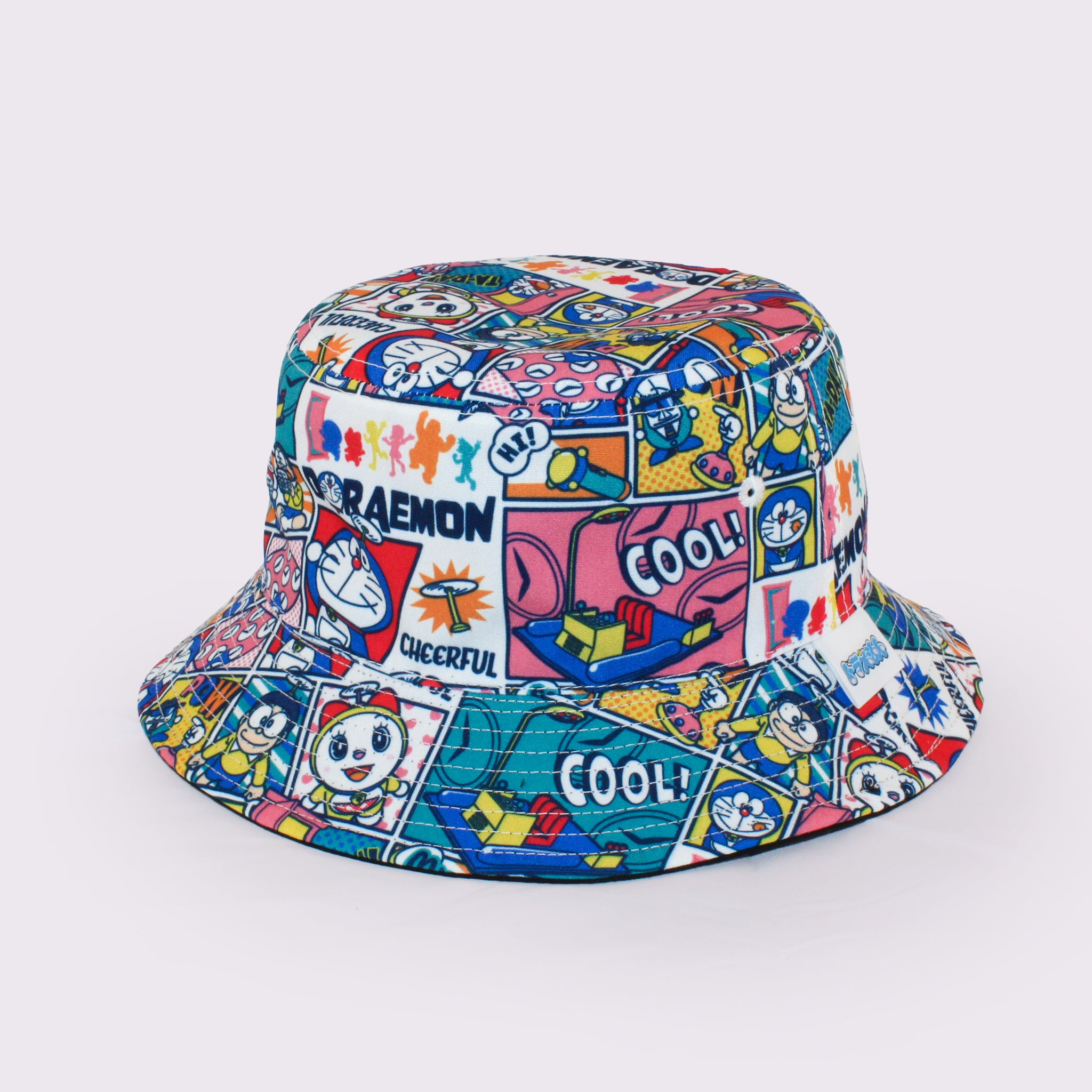 NEW ERA バケット01 リバーシブル ドラえもん コミック ブラック