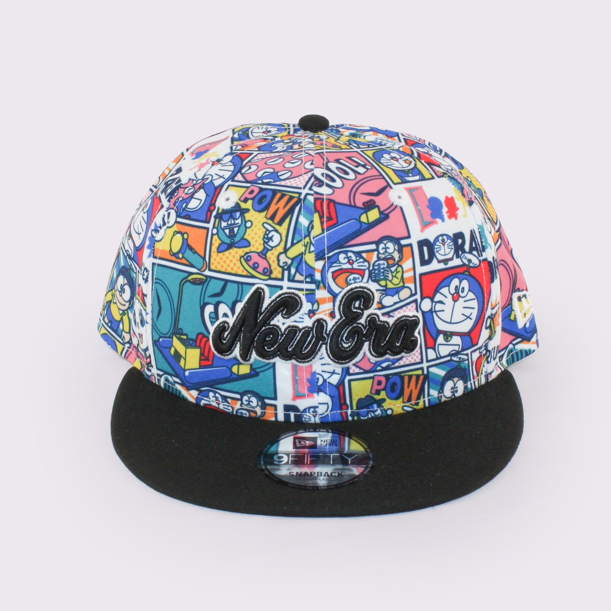 NEW ERA 9FIFTY ドラえもん コミック オールオーバープリント ブラックバイザー