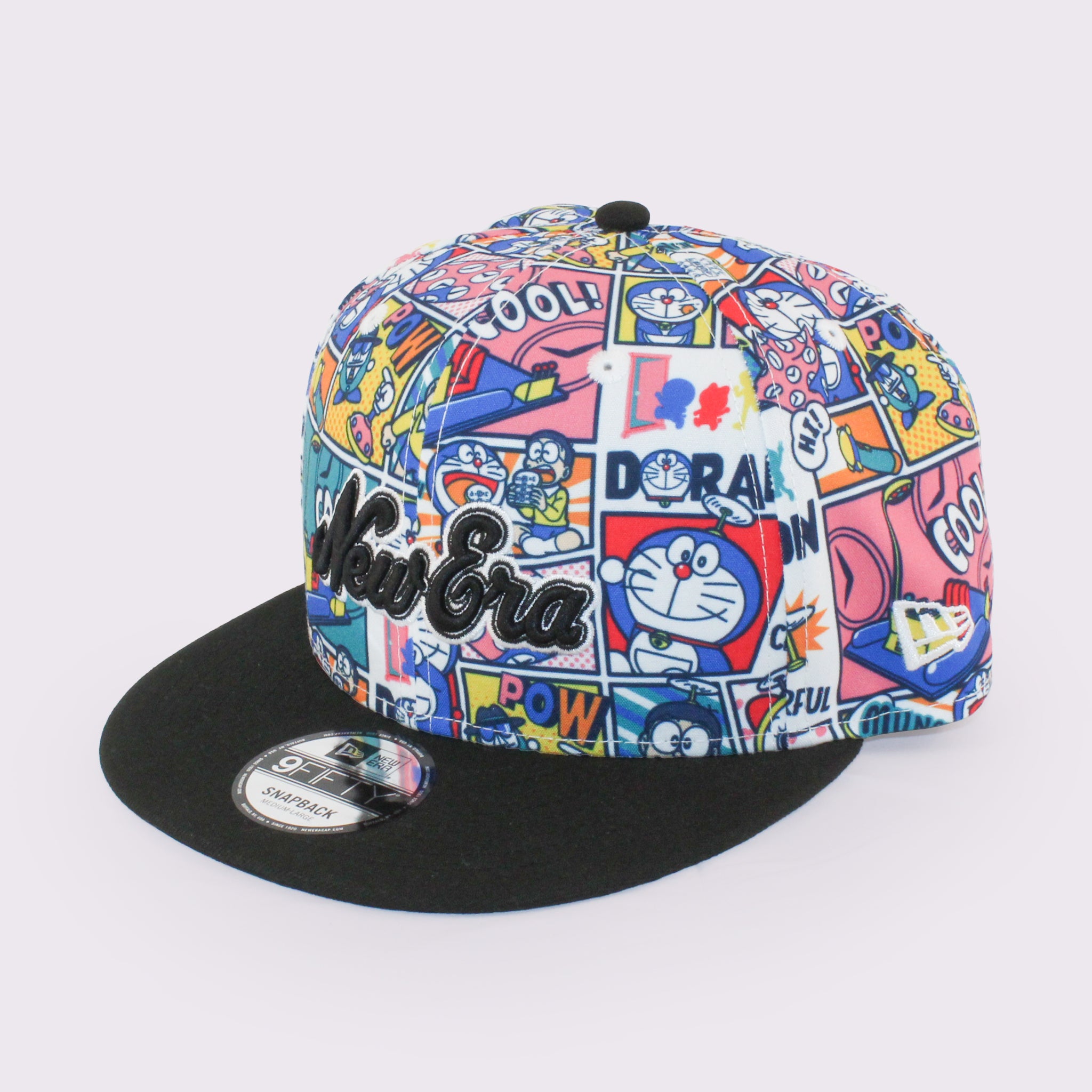 NEW ERA 9FIFTY ドラえもん コミック オールオーバープリント ブラックバイザー