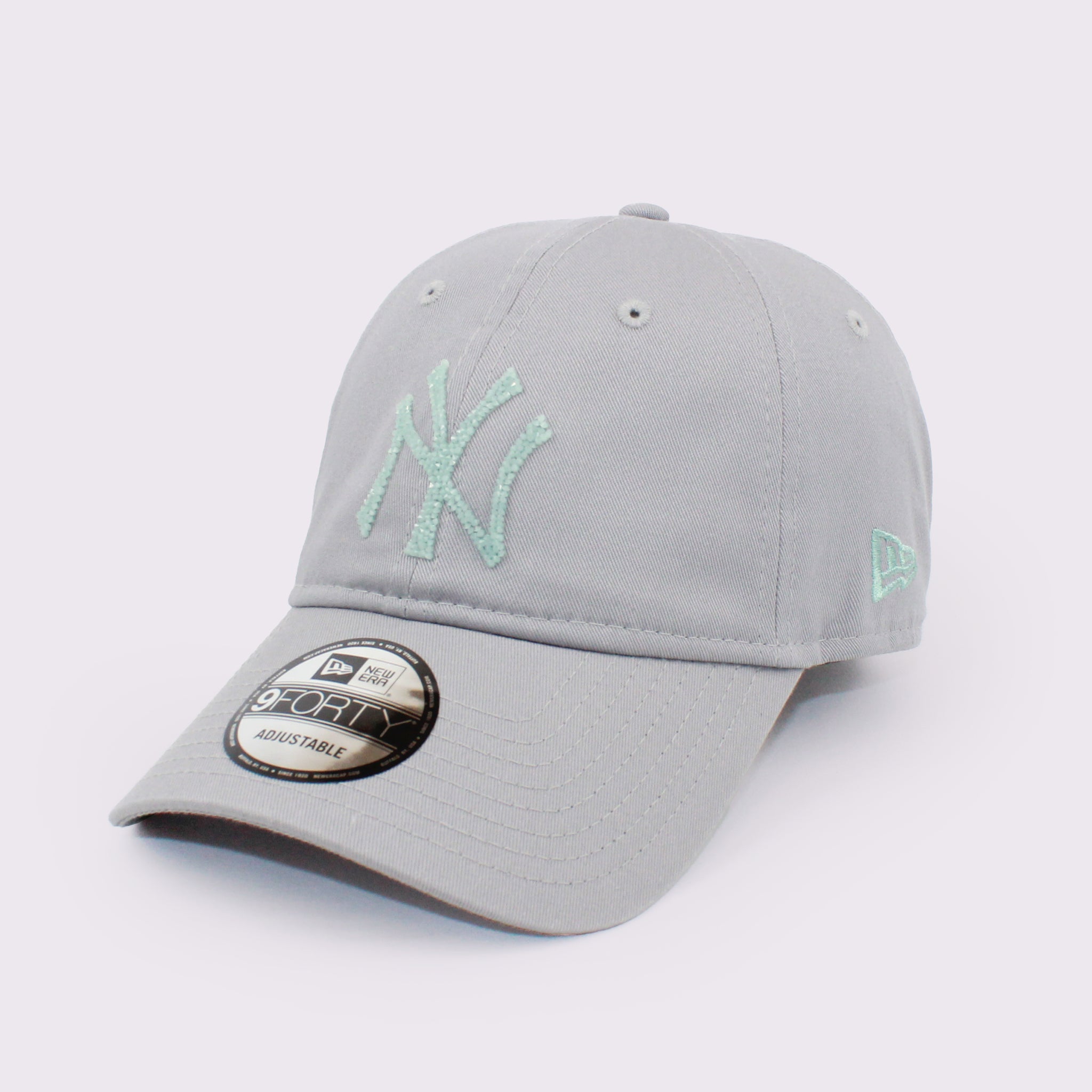 NEW ERA 9FORTY アンストラクチャード Unstructured Beads Logo ビーズロゴ ニューヨーク・ヤンキース ソフトブルー