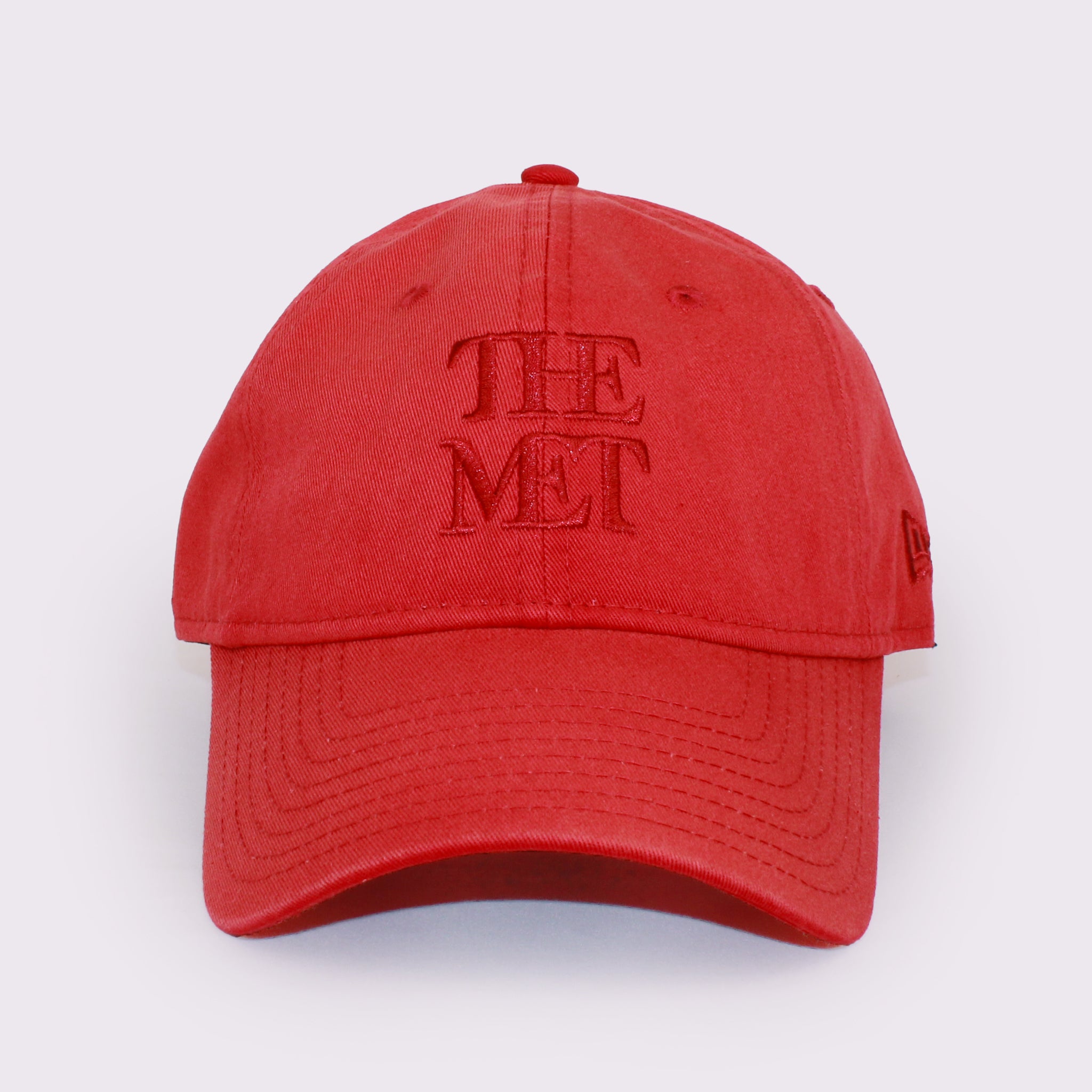 NEW ERA 9FORTY アンストラクチャード The Met ウォッシュ スカーレット