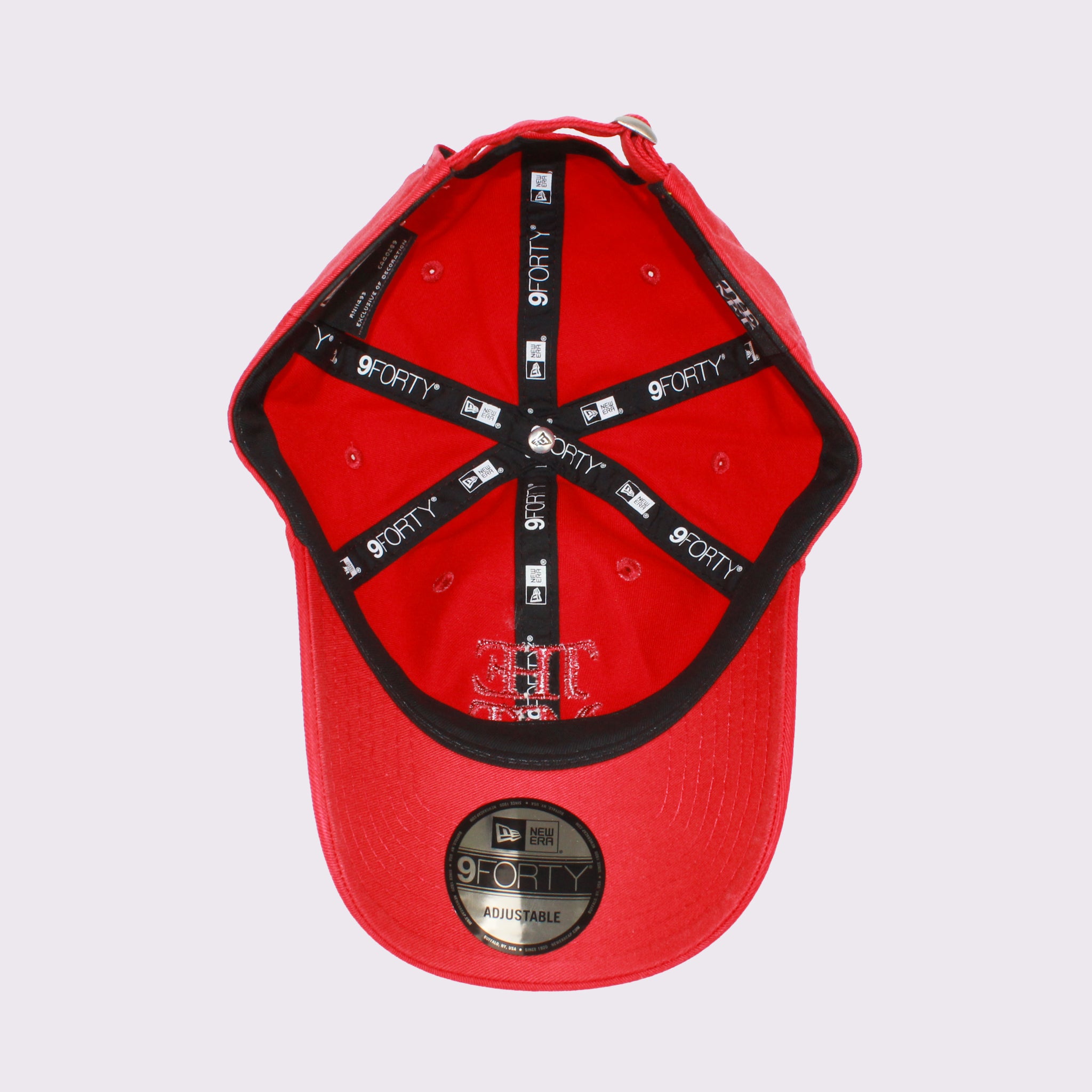 NEW ERA 9FORTY アンストラクチャード The Met ウォッシュ スカーレット